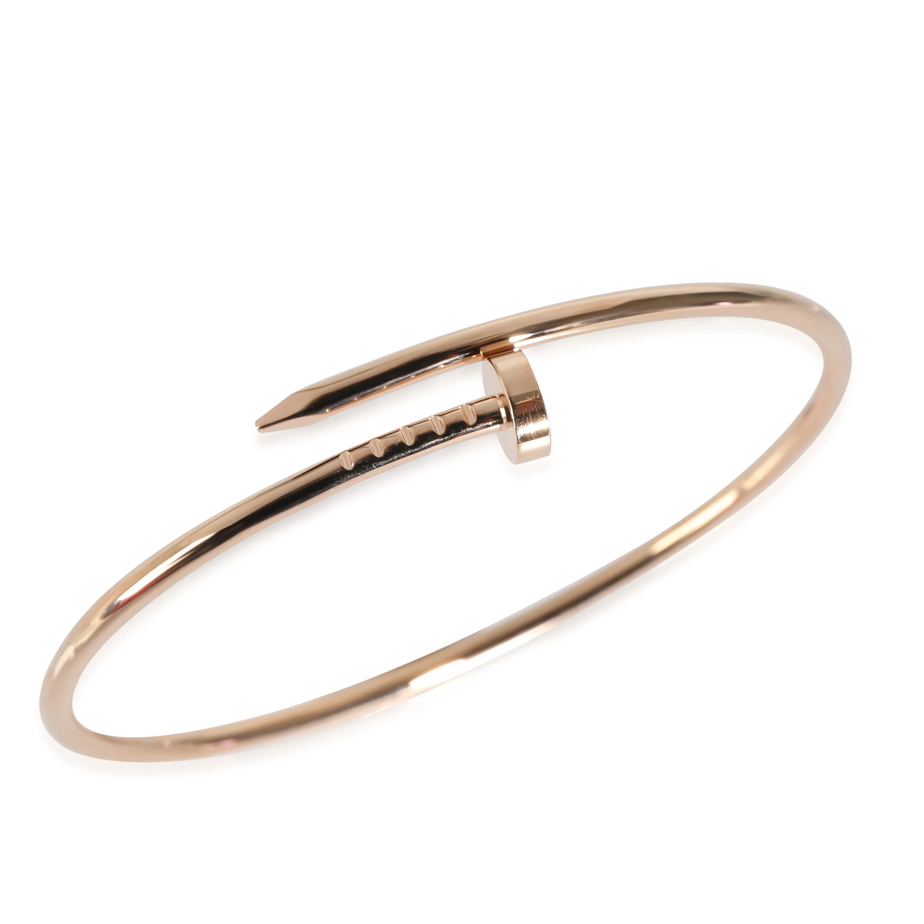 Cartier Juste Un Clou Bracelet, Small Model (Rose Gold) - Image 4