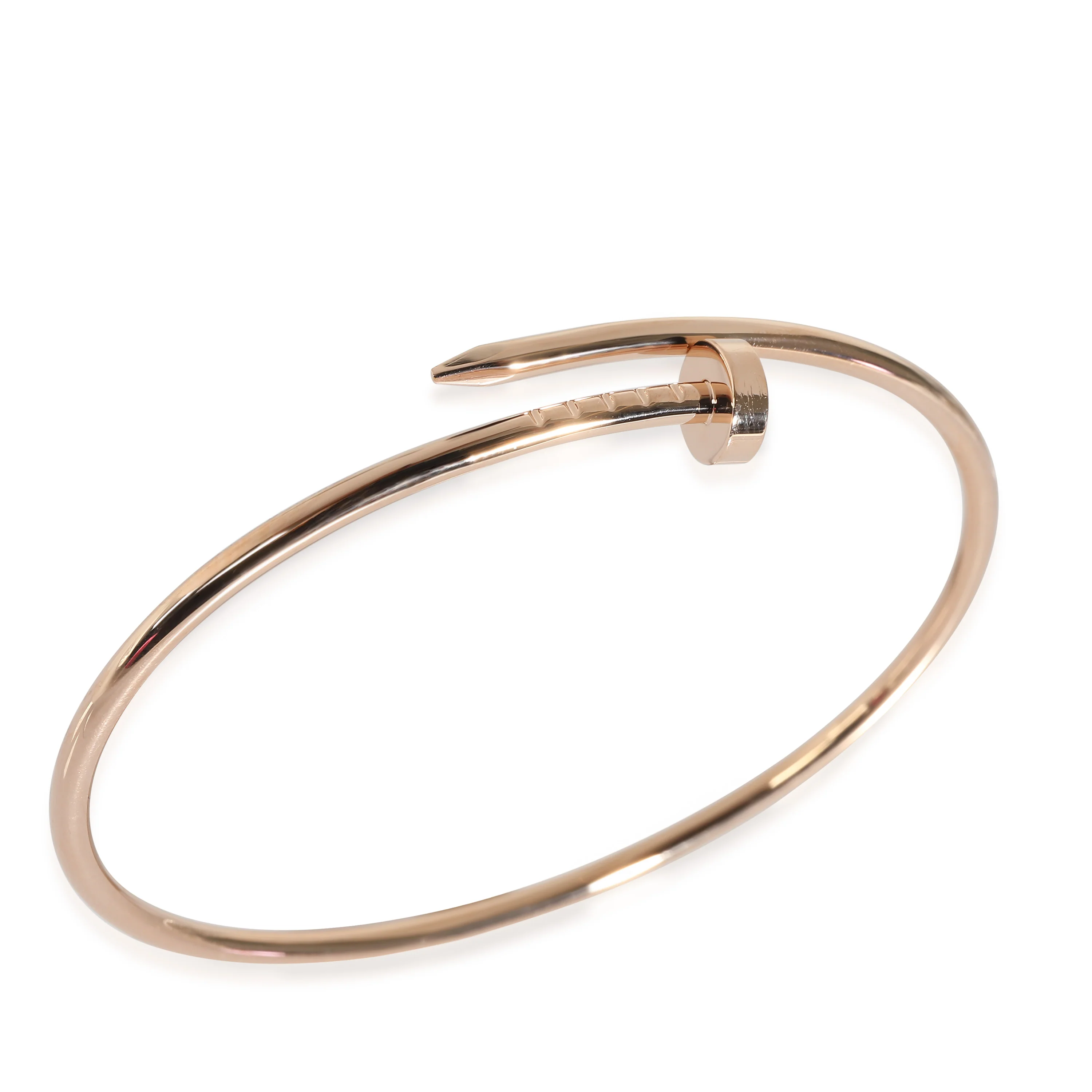 Cartier Juste Un Clou Bracelet, Small Model (Rose Gold) - Image 5