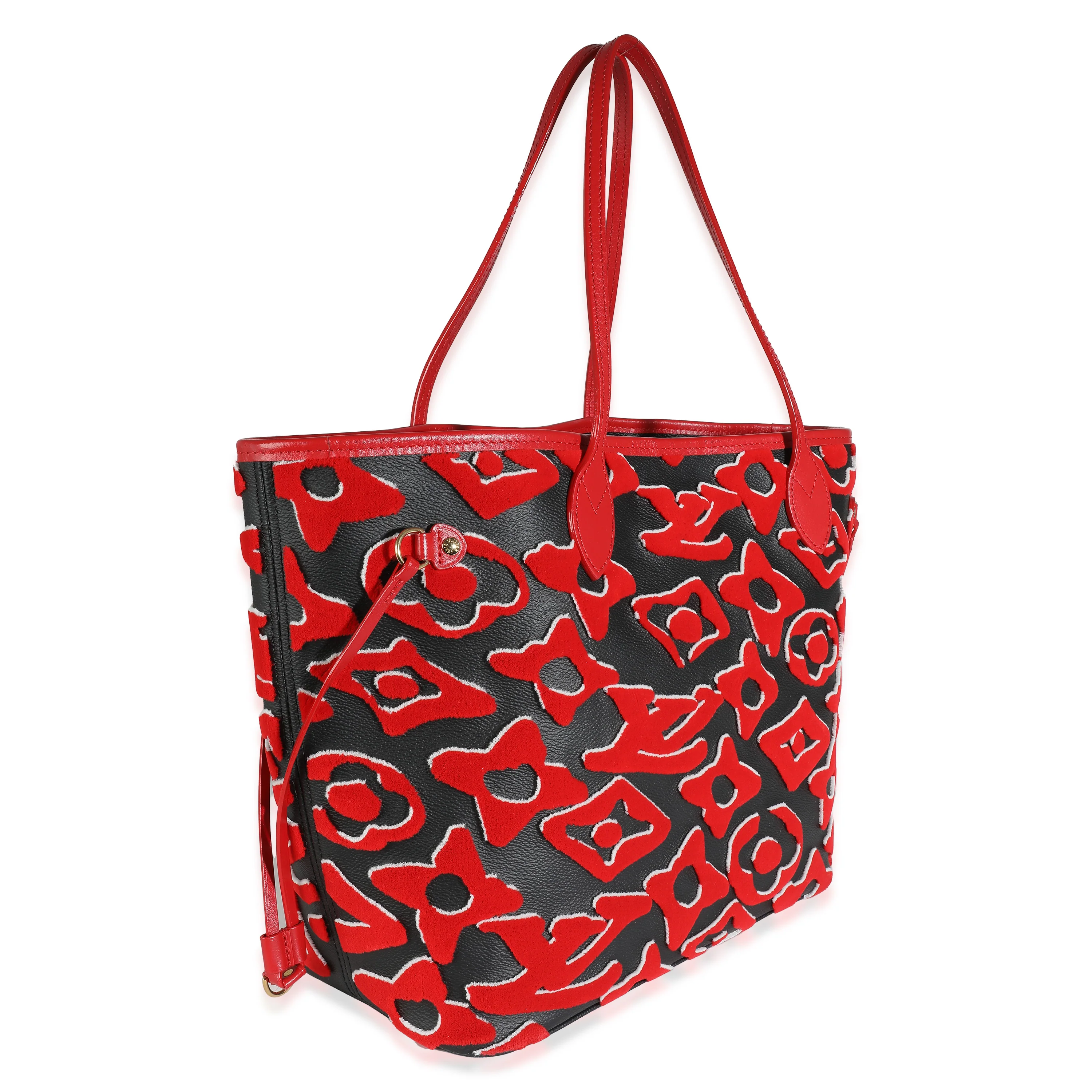 x UF Black Red Tufted Monogram Neverfull MM - Image 3