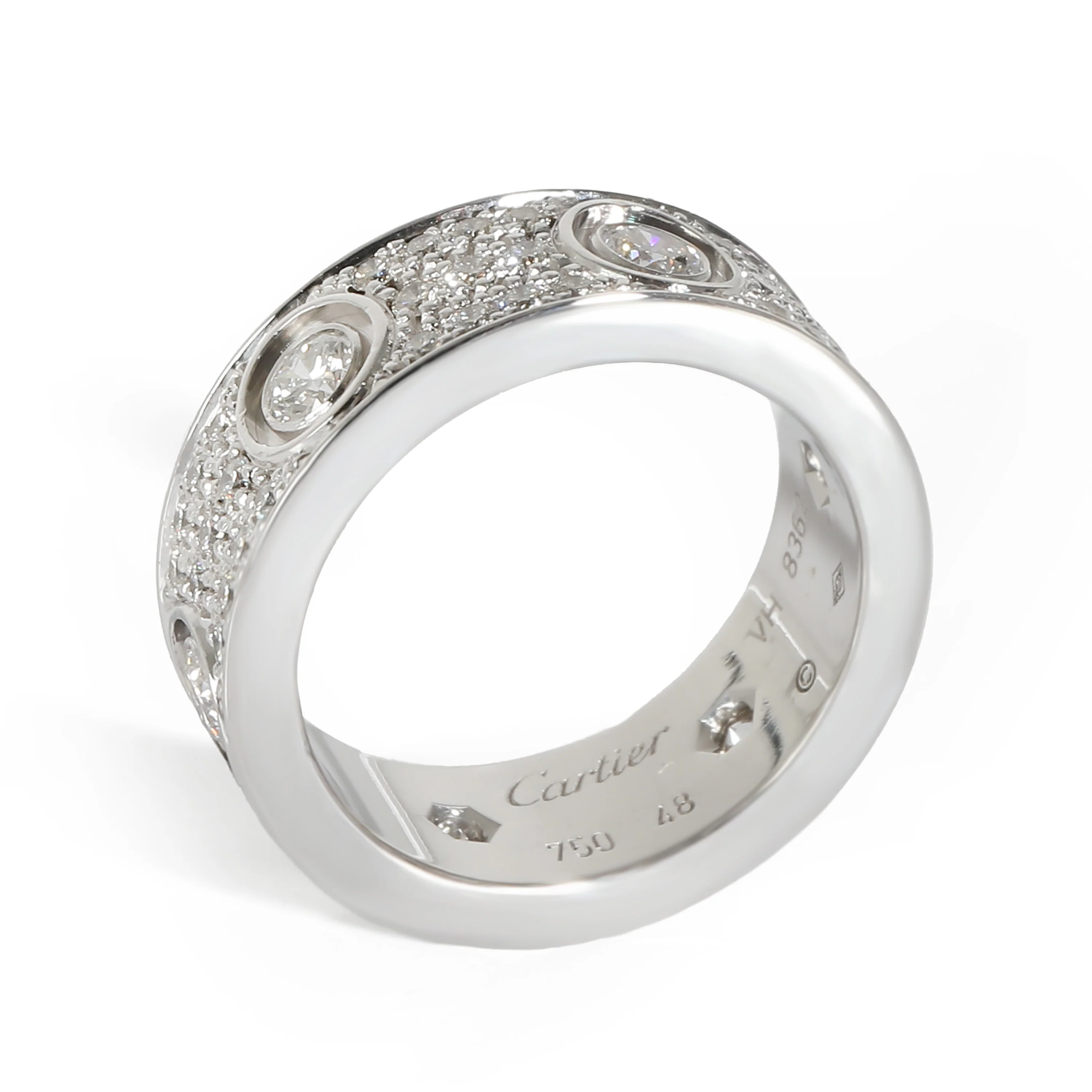 Love Ring, Diamond Paved (White Gold) - Image 5
