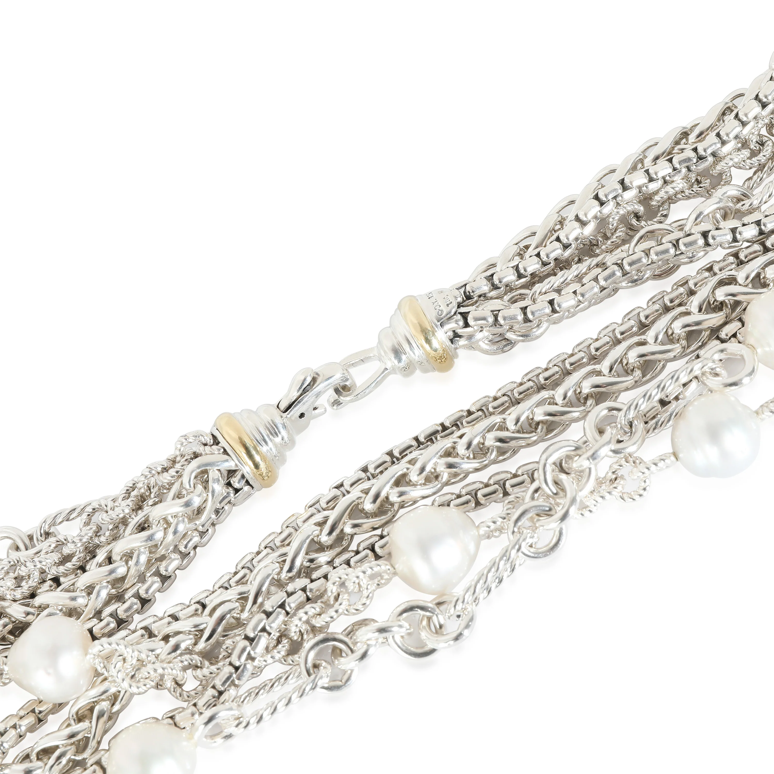 DY Madison® Necklace in 18K Yellow Gold/Sterling Silver - Image 2