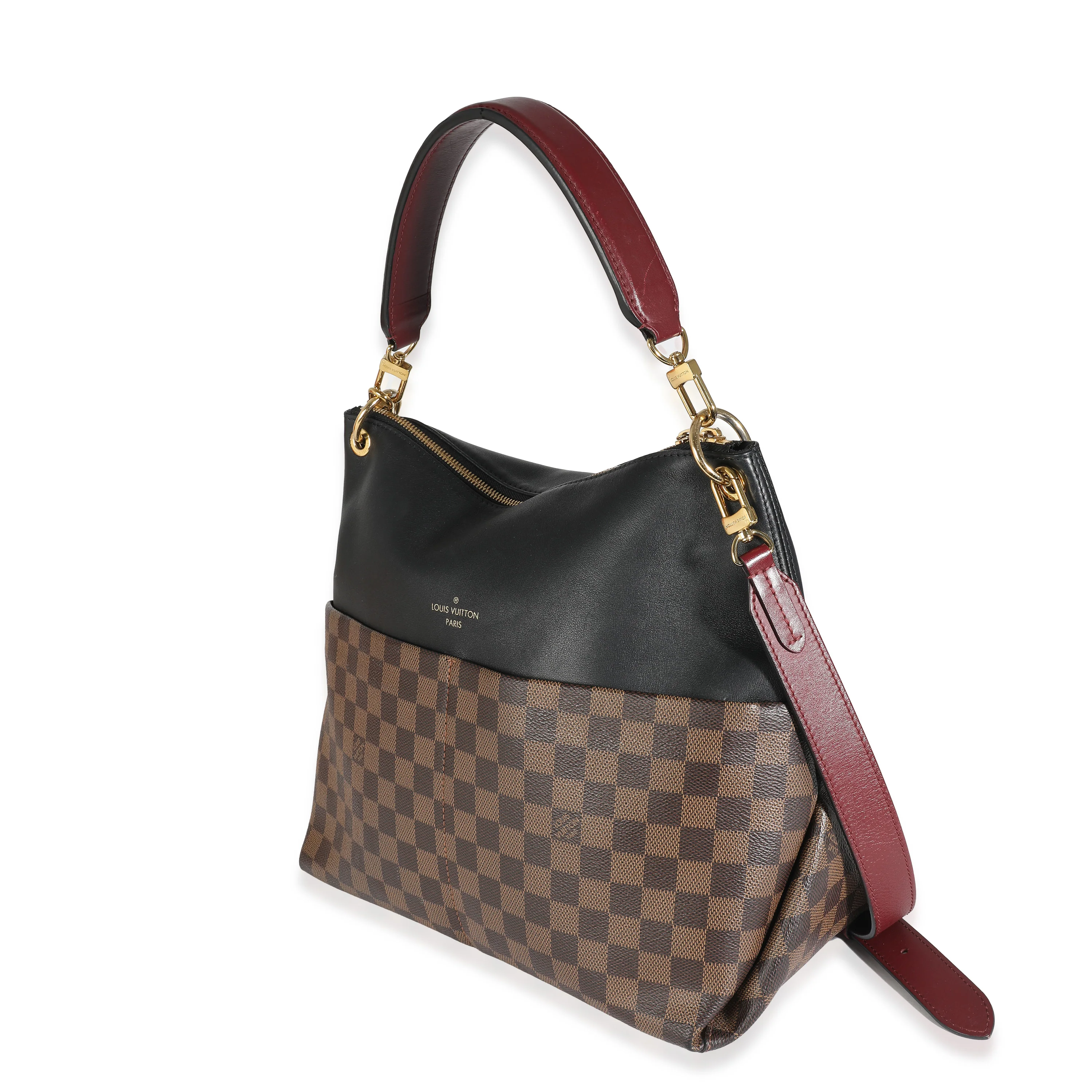 Louis Vuitton Black Damier Ebene Canvas Maida Hobo - Image 2