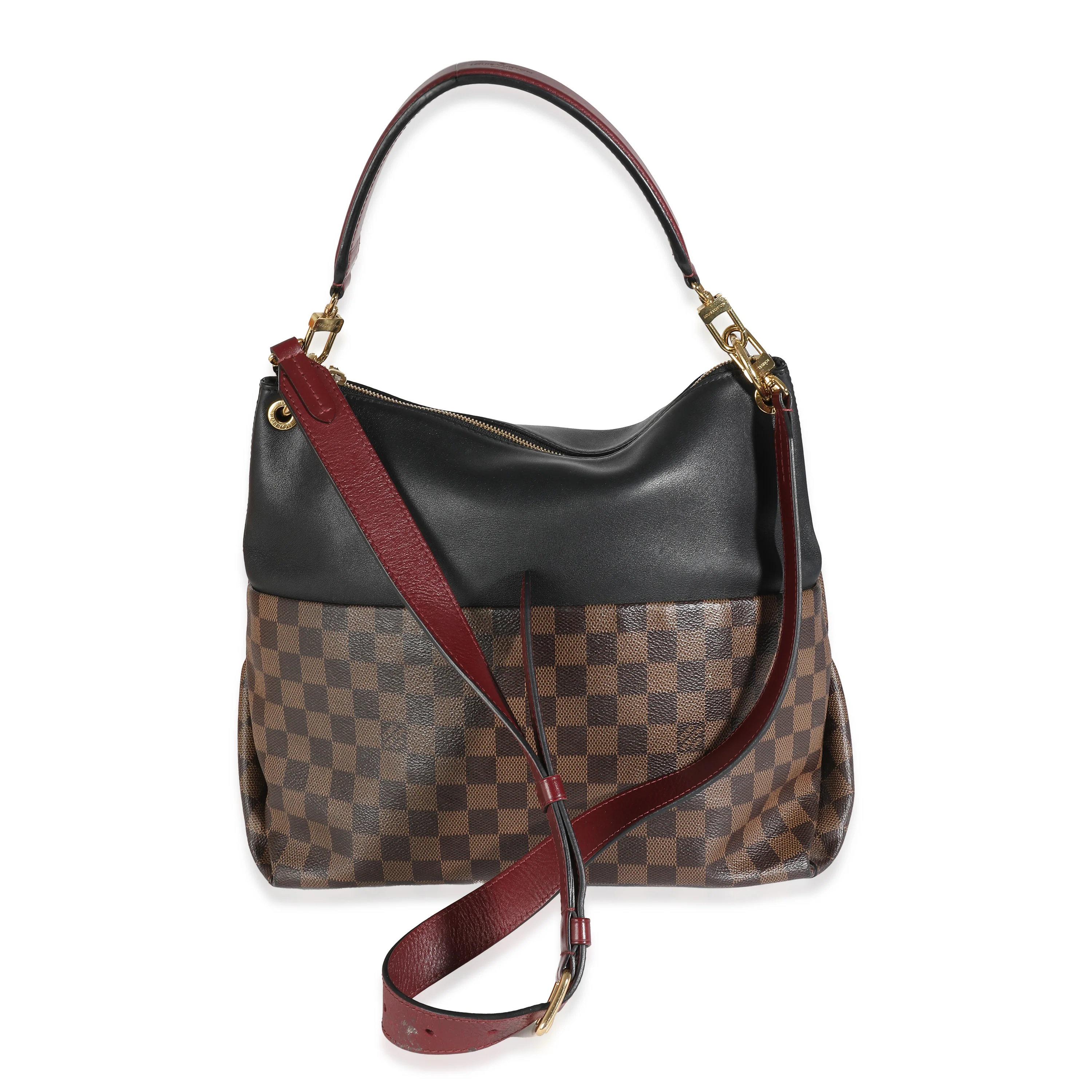 Louis Vuitton Black Damier Ebene Canvas Maida Hobo - Image 4