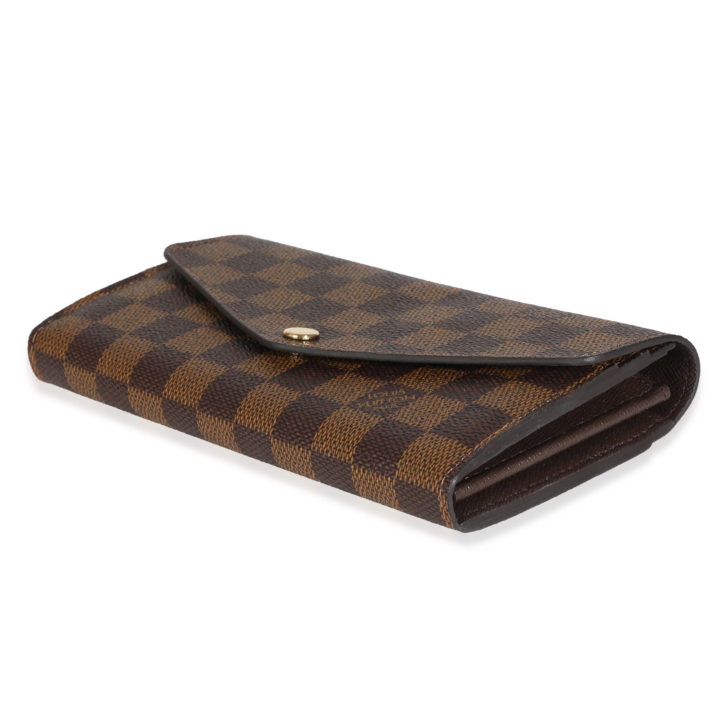 Louis Vuitton Damier Ebene Canvas Sarah Wallet - Image 7