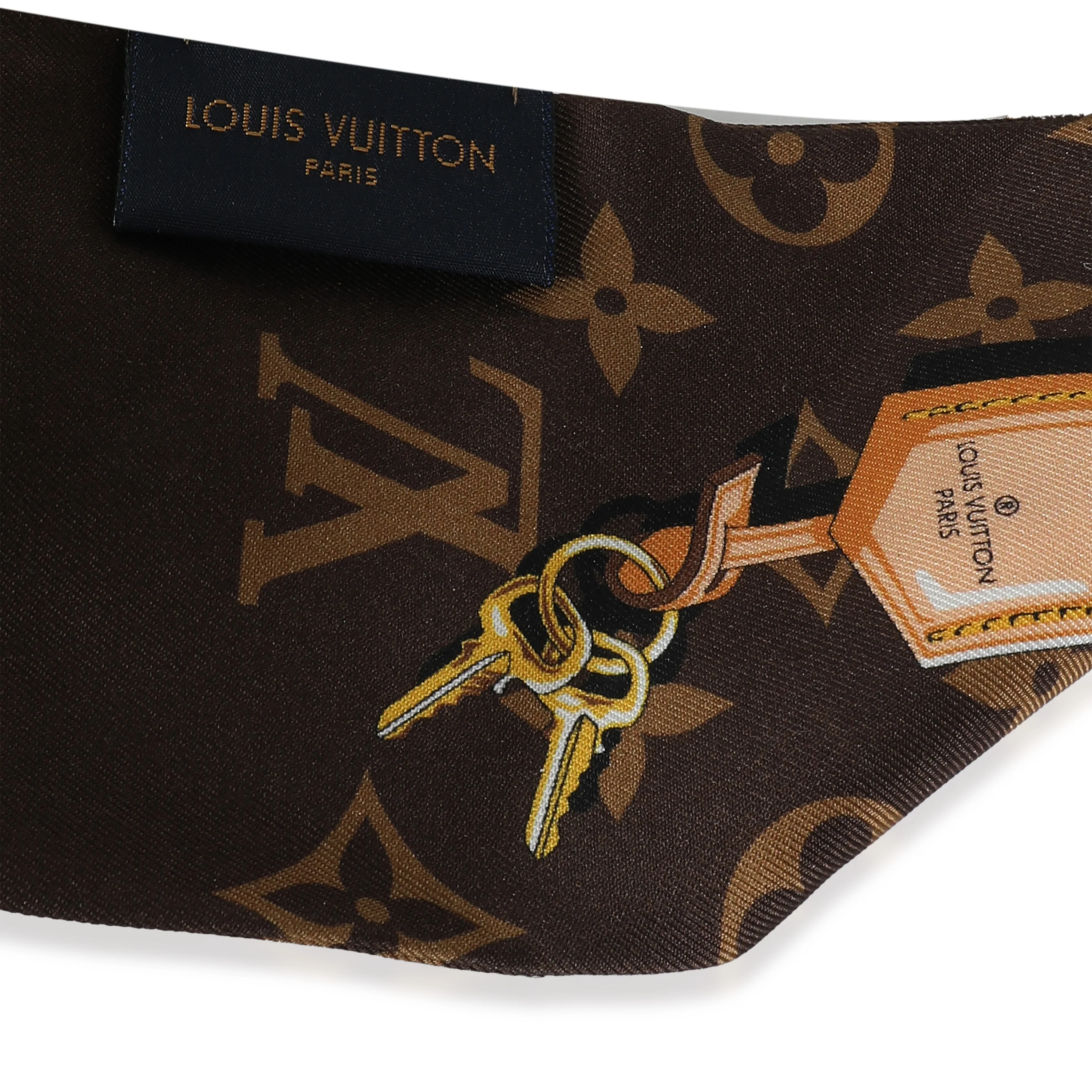 Louis Vuitton Silk Monogram Confidential Bandeau - Image 3