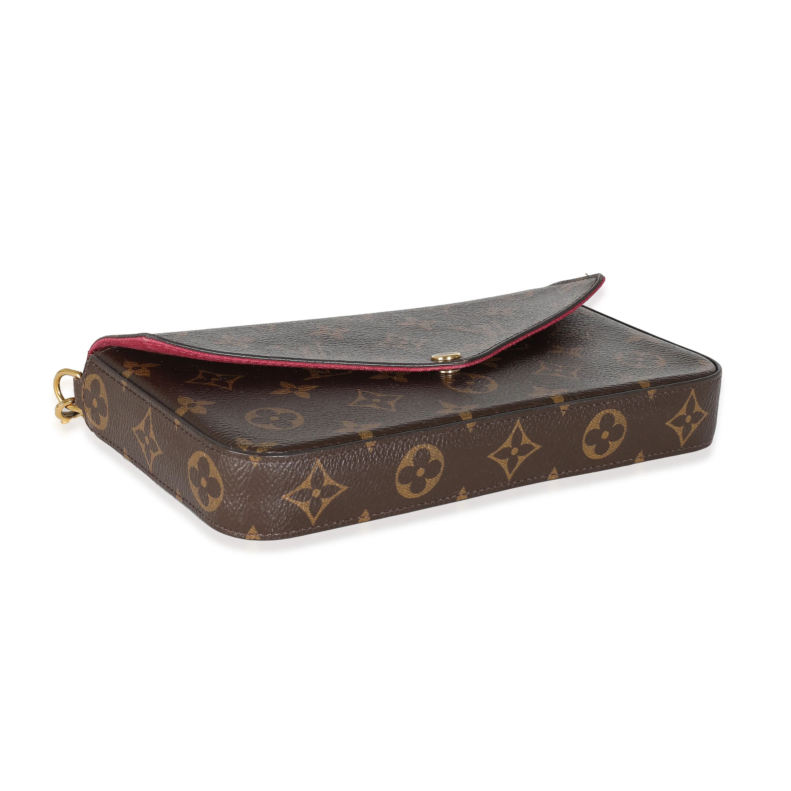 Fuchsia Monogram Canvas Félicie Pochette - Image 8