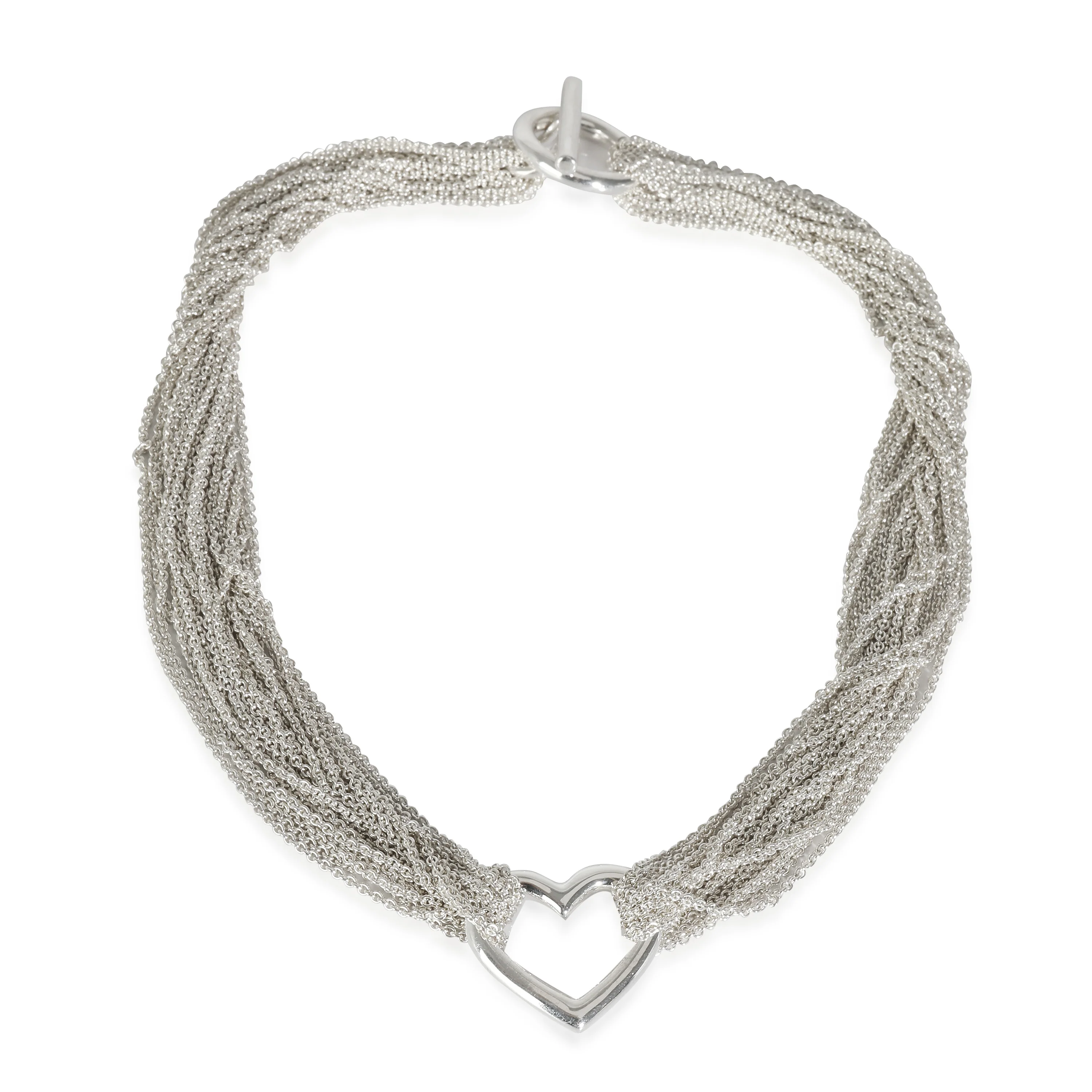 Heart Multi-Strand Necklace in  Sterling Silver - Image 2
