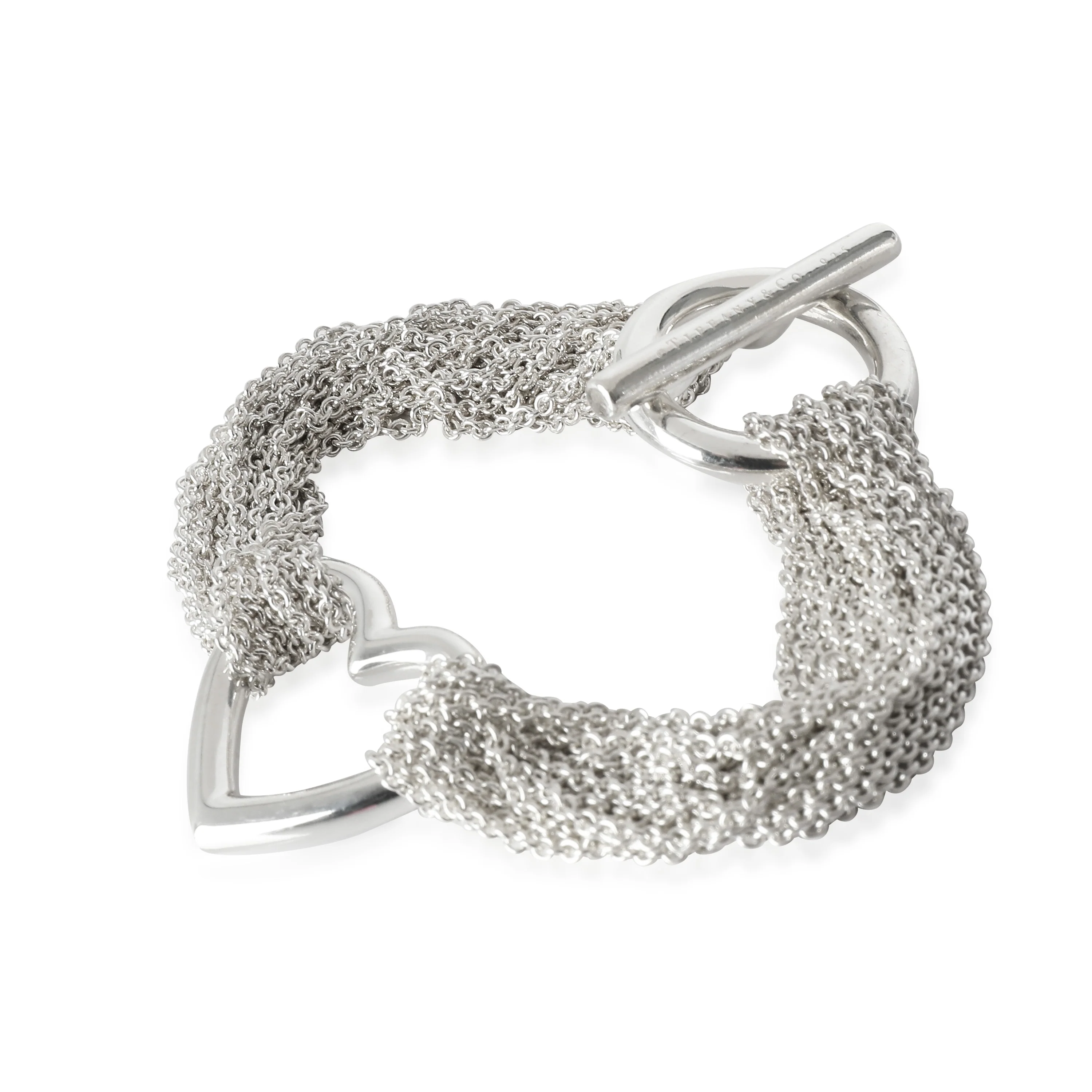 Multi-Strand Heart Bracelet in  Sterling Silver - Image 2
