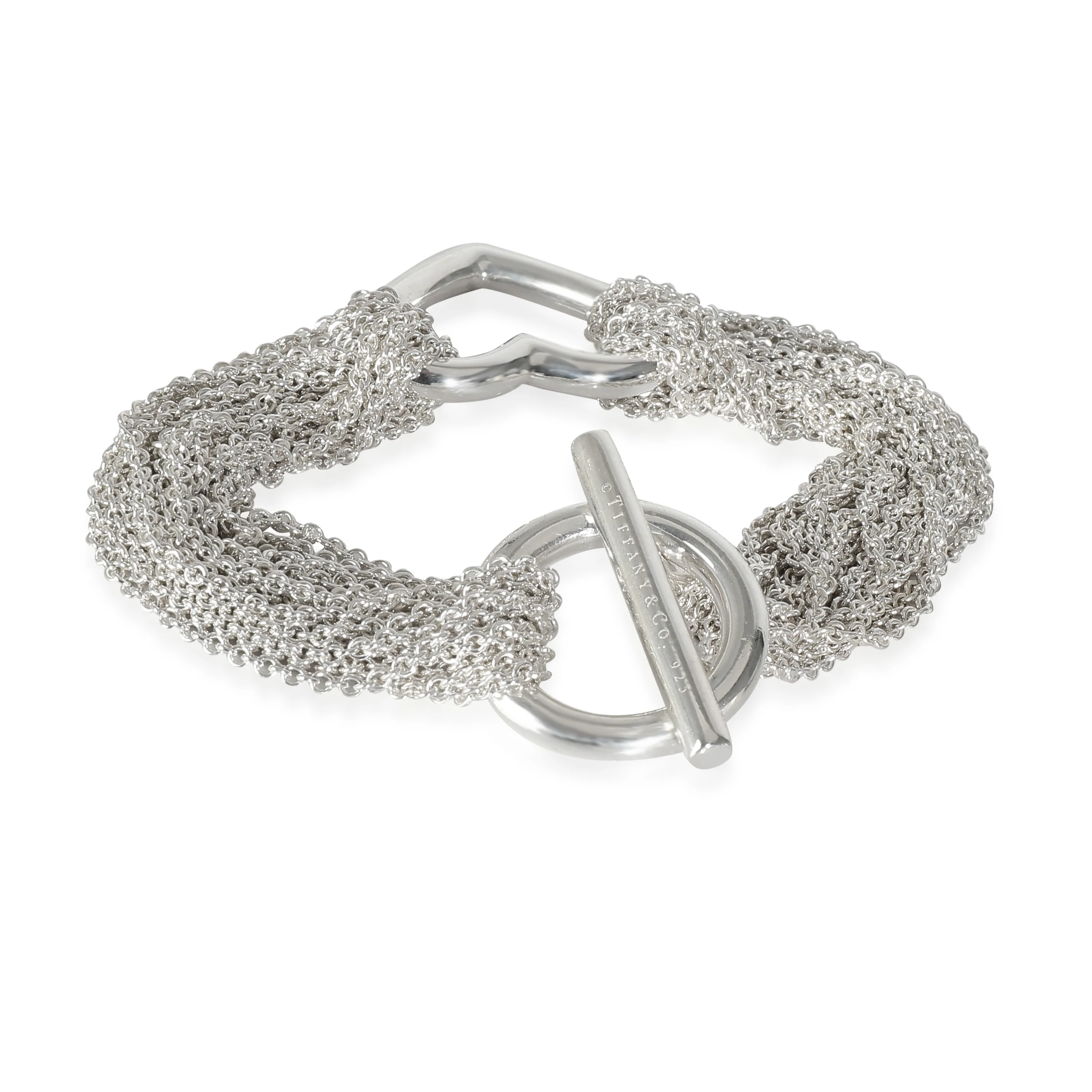 Multi-Strand Heart Bracelet in  Sterling Silver - Image 3