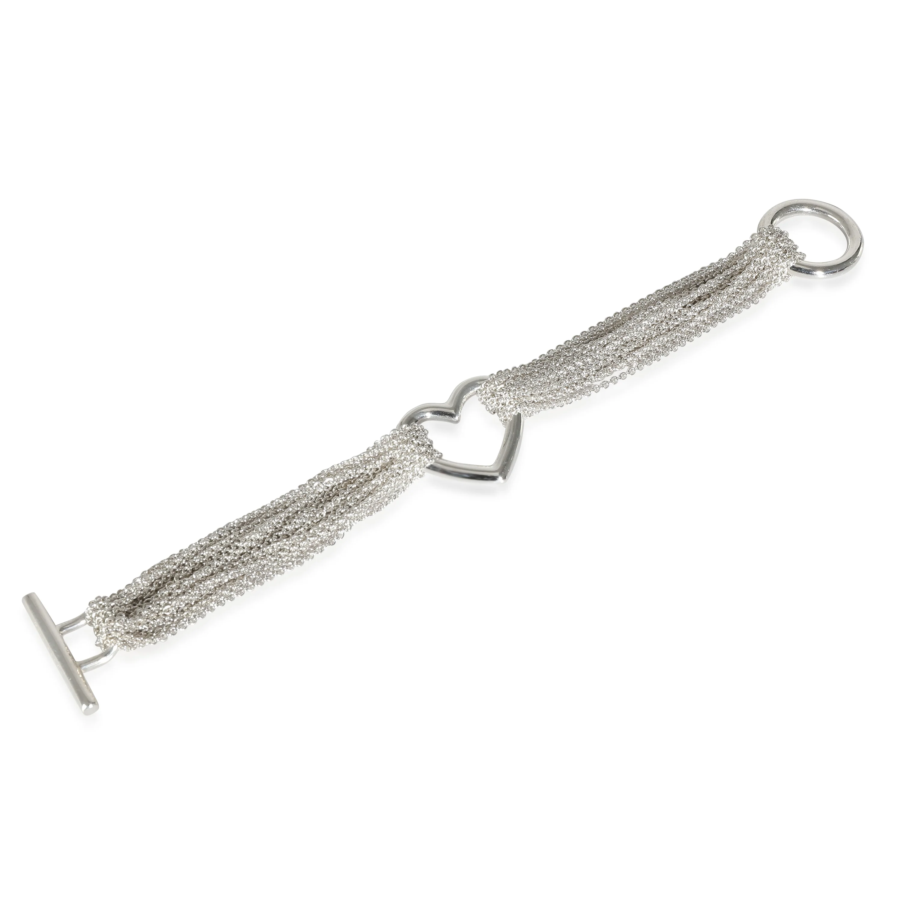 Multi-Strand Heart Bracelet in  Sterling Silver - Image 4