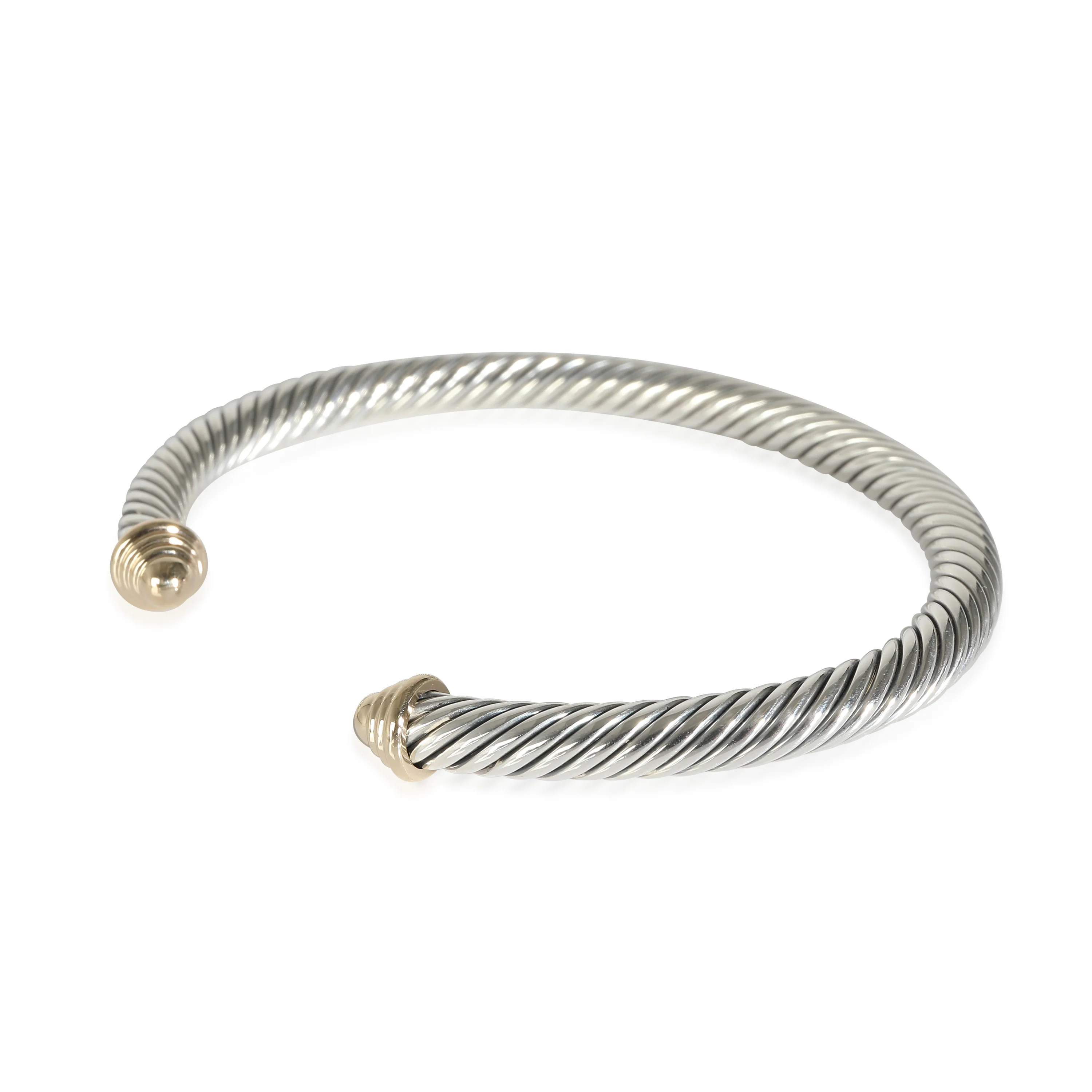 David Yurman Cable Classic Bracelet in 14k Yellow Gold/Sterling Silver - Image 2