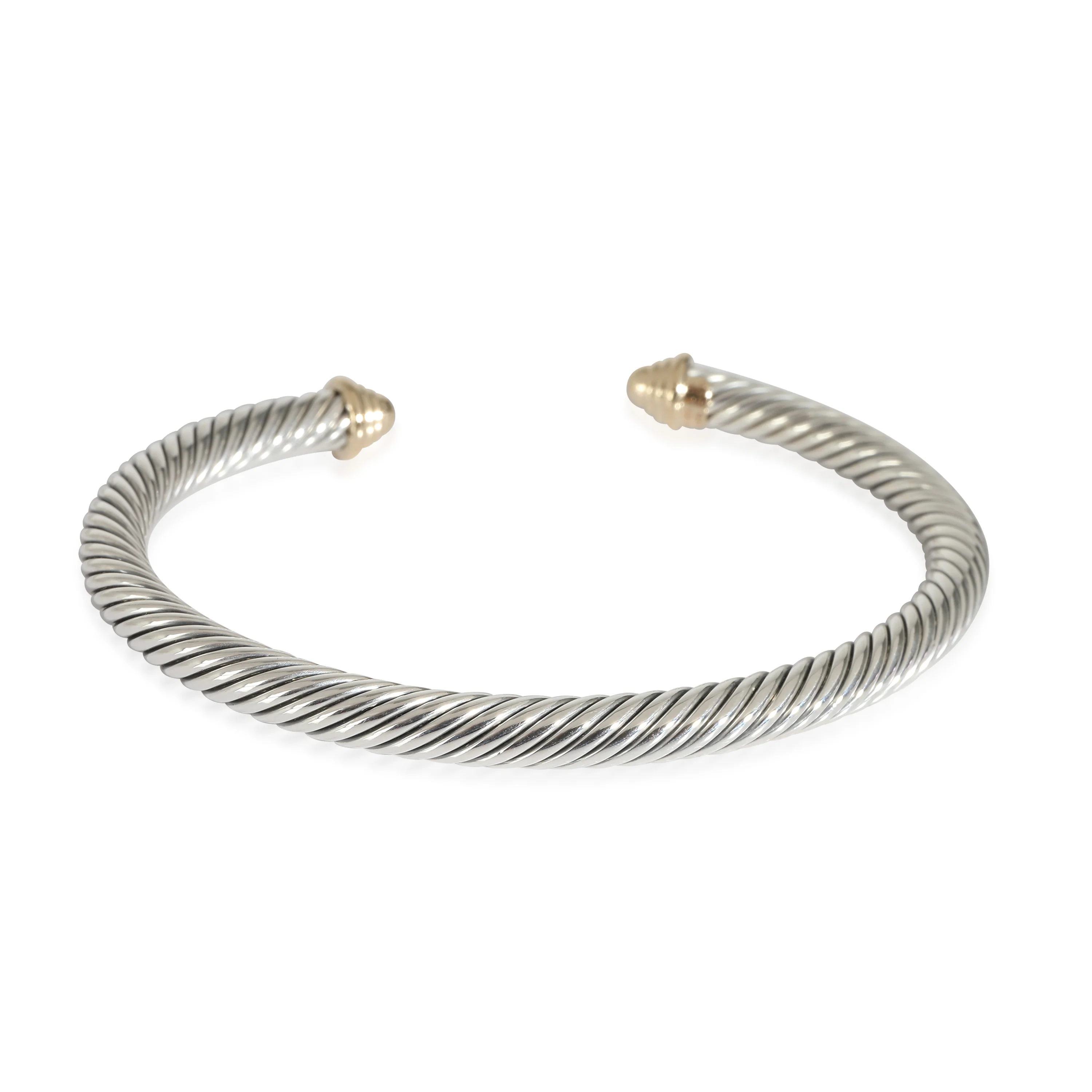 David Yurman Cable Classic Bracelet in 14k Yellow Gold/Sterling Silver - Image 3