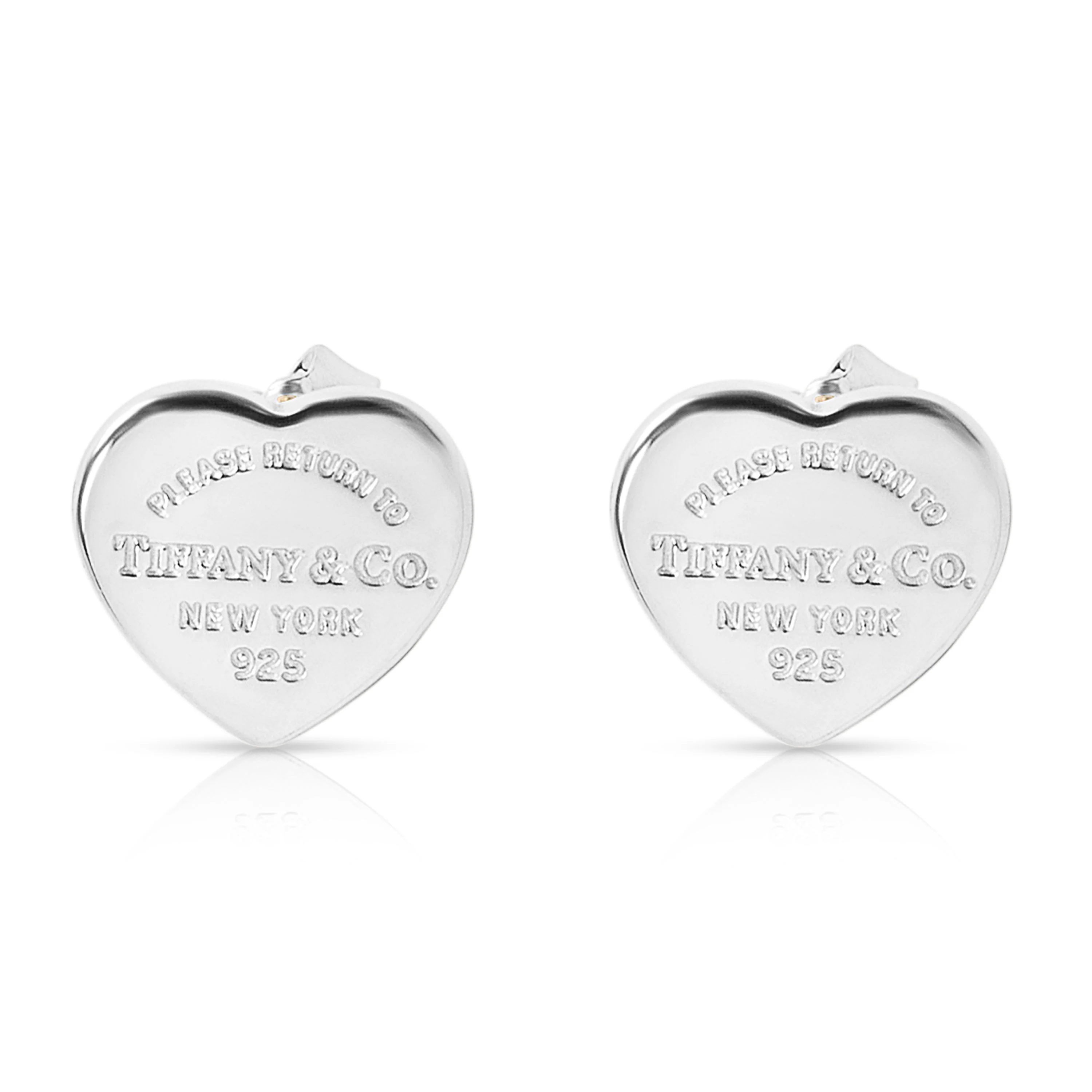 Return to Tiffany Heart Stud Earring in Sterling Silver