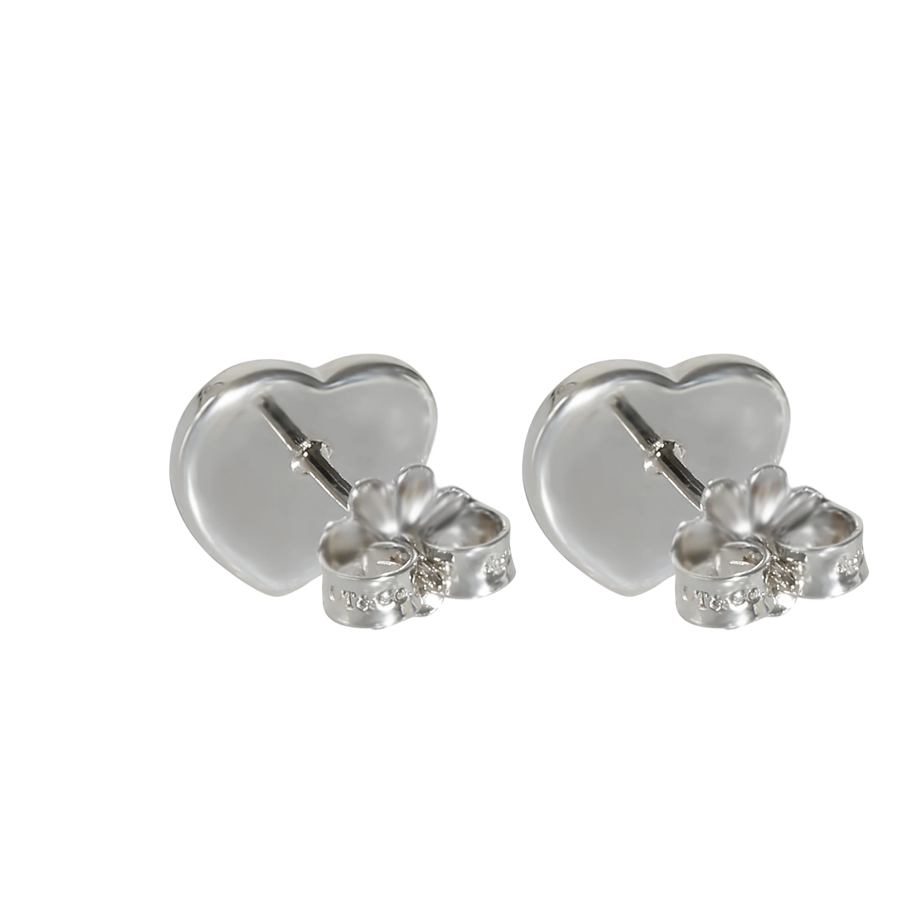Return to Tiffany Heart Stud Earring in Sterling Silver - Image 3