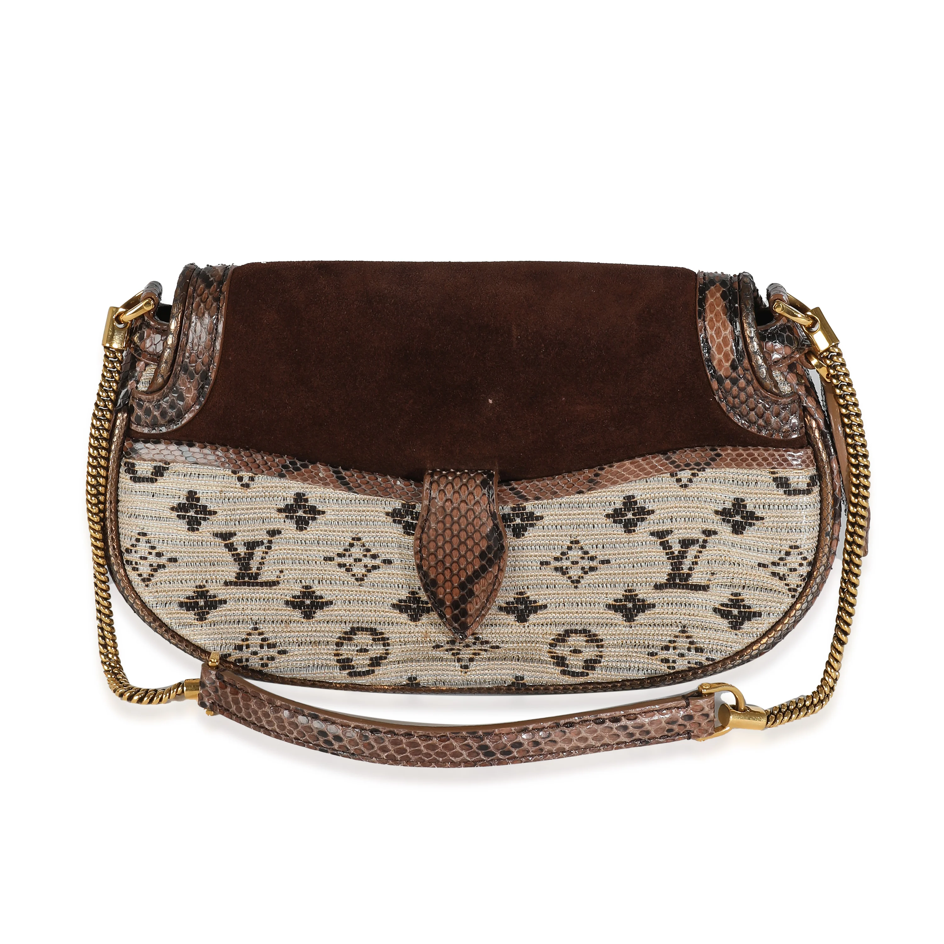 Bronze Python Marron Monogram Empire Levant - Image 4