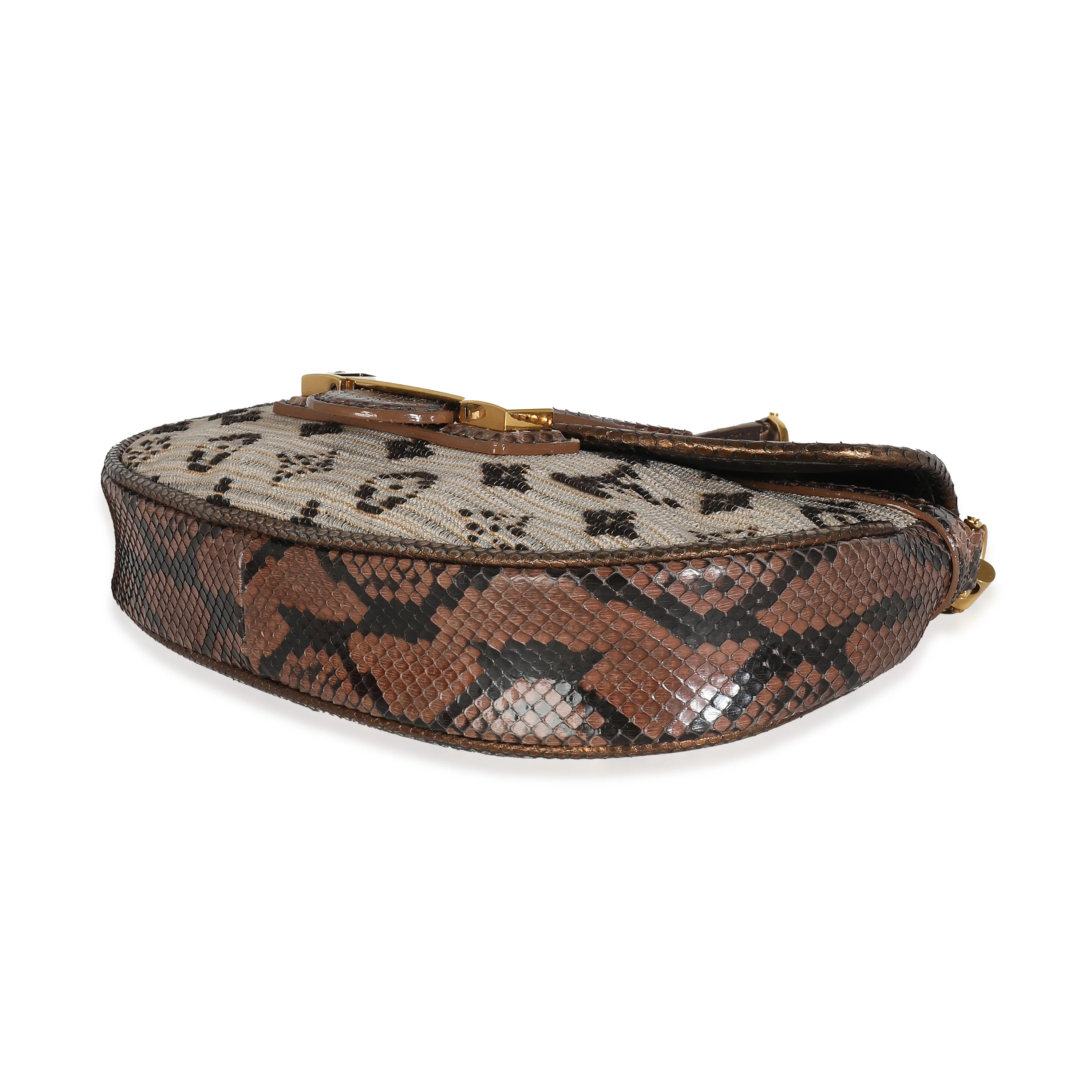 Bronze Python Marron Monogram Empire Levant - Image 5