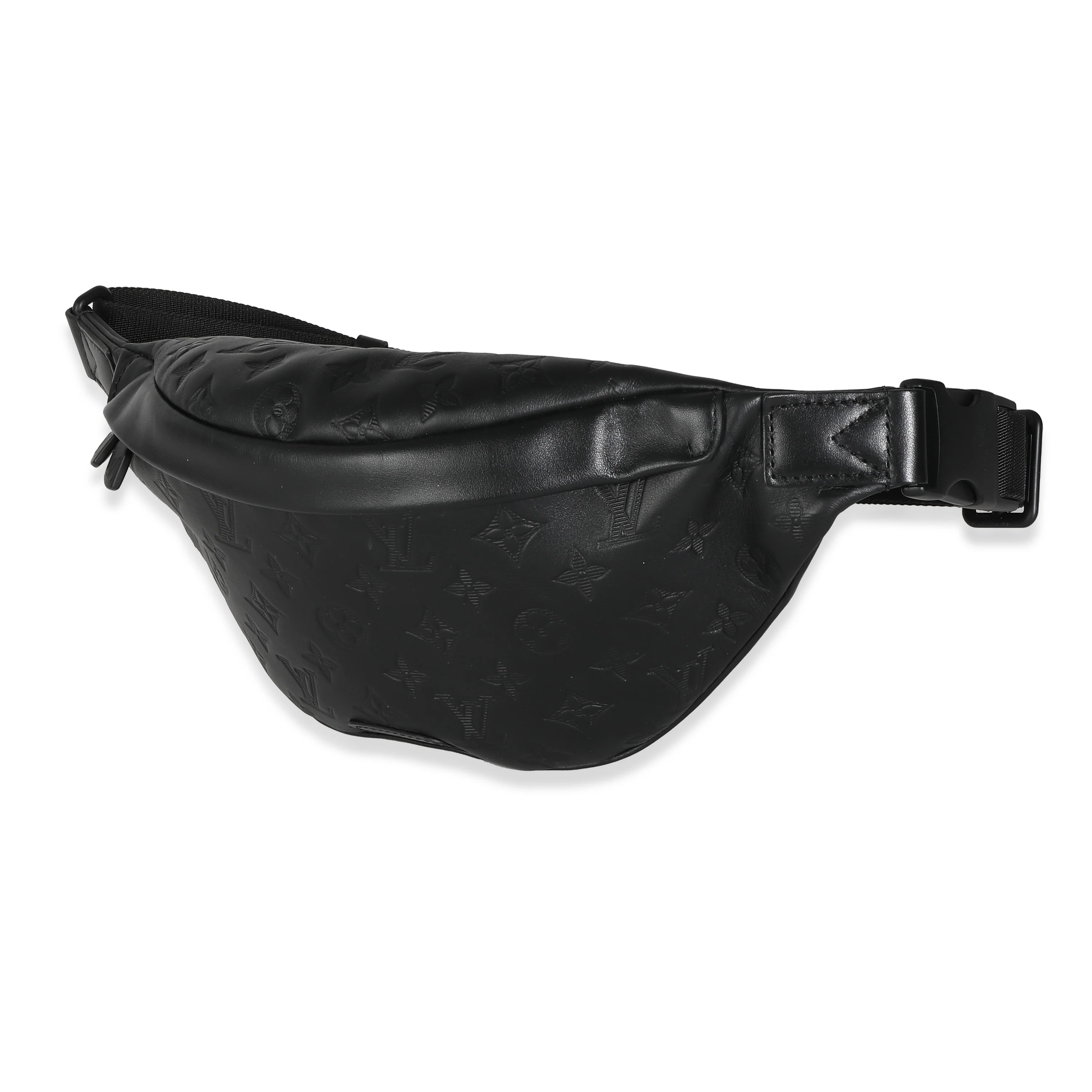 Louis Vuitton Black Monogram Shadow Calfskin Discovery Bumbag PM - Image 2