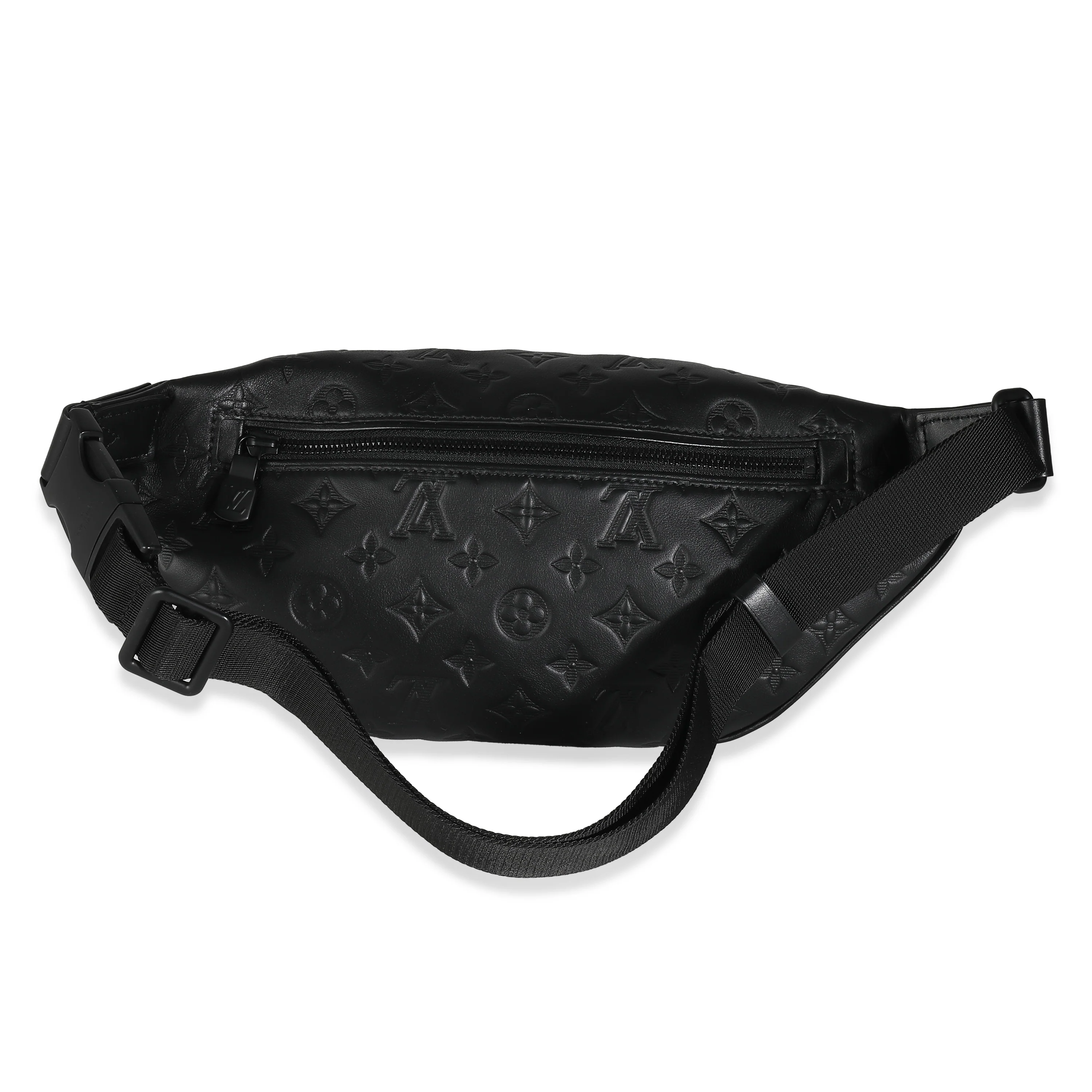 Louis Vuitton Black Monogram Shadow Calfskin Discovery Bumbag PM - Image 5