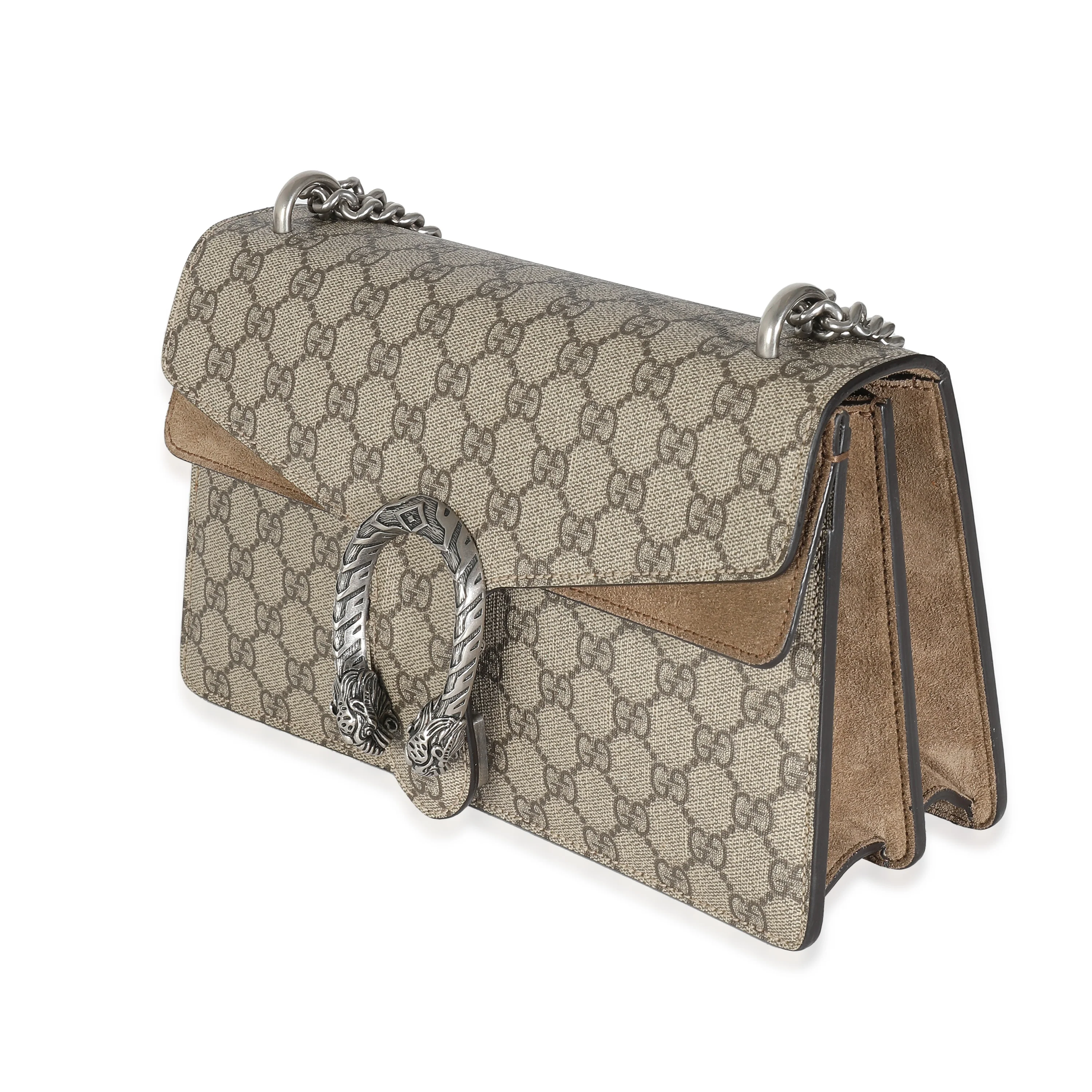 Gucci Beige GG Supreme Canvas Small Dionysus - Image 2