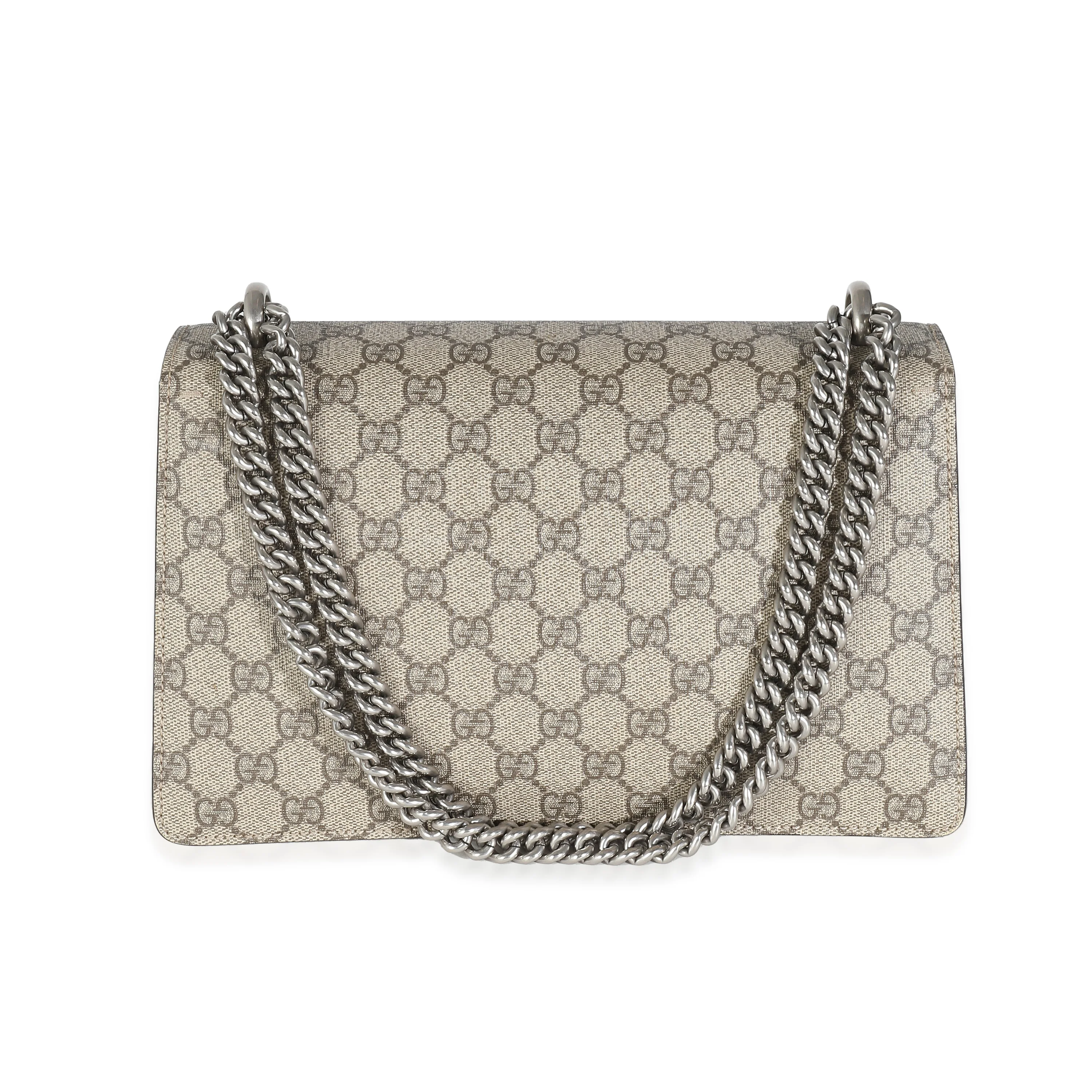 Gucci Beige GG Supreme Canvas Small Dionysus - Image 6