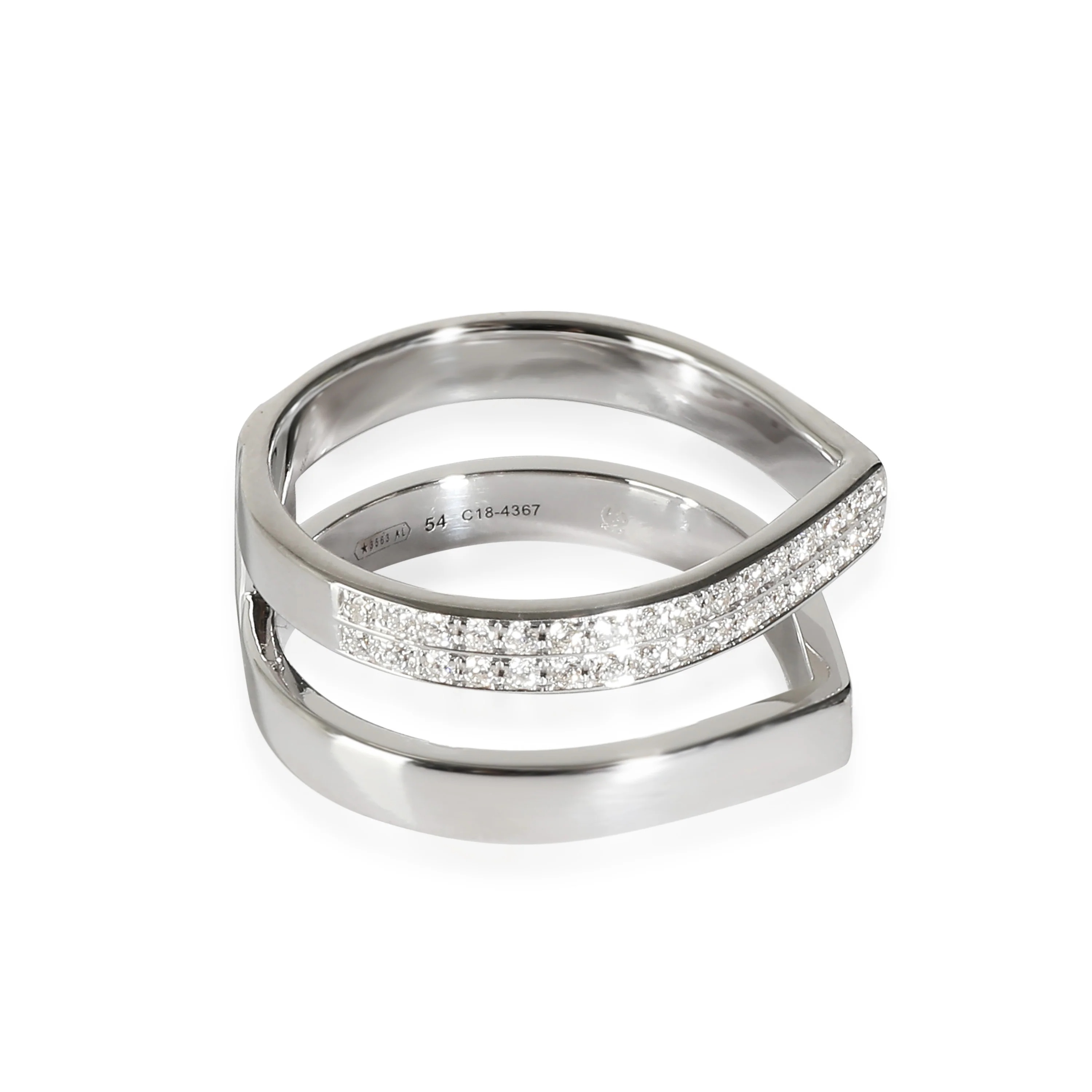 Repossi Antifer Ring in 18K White Gold 0.64 CTW - Image 2