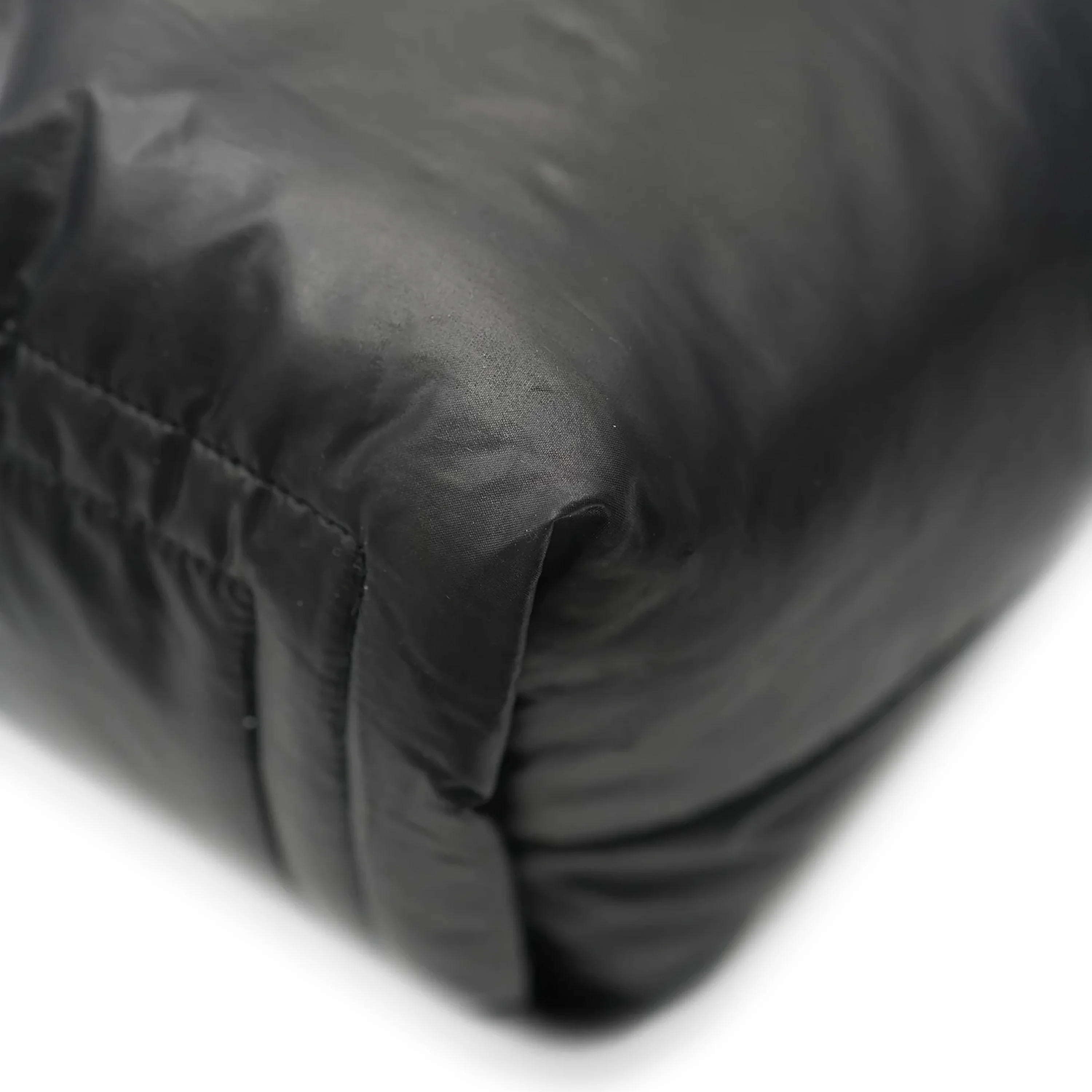 Black Quilted Nylon Small Reversible Coco Cocoon Tote - Image 6