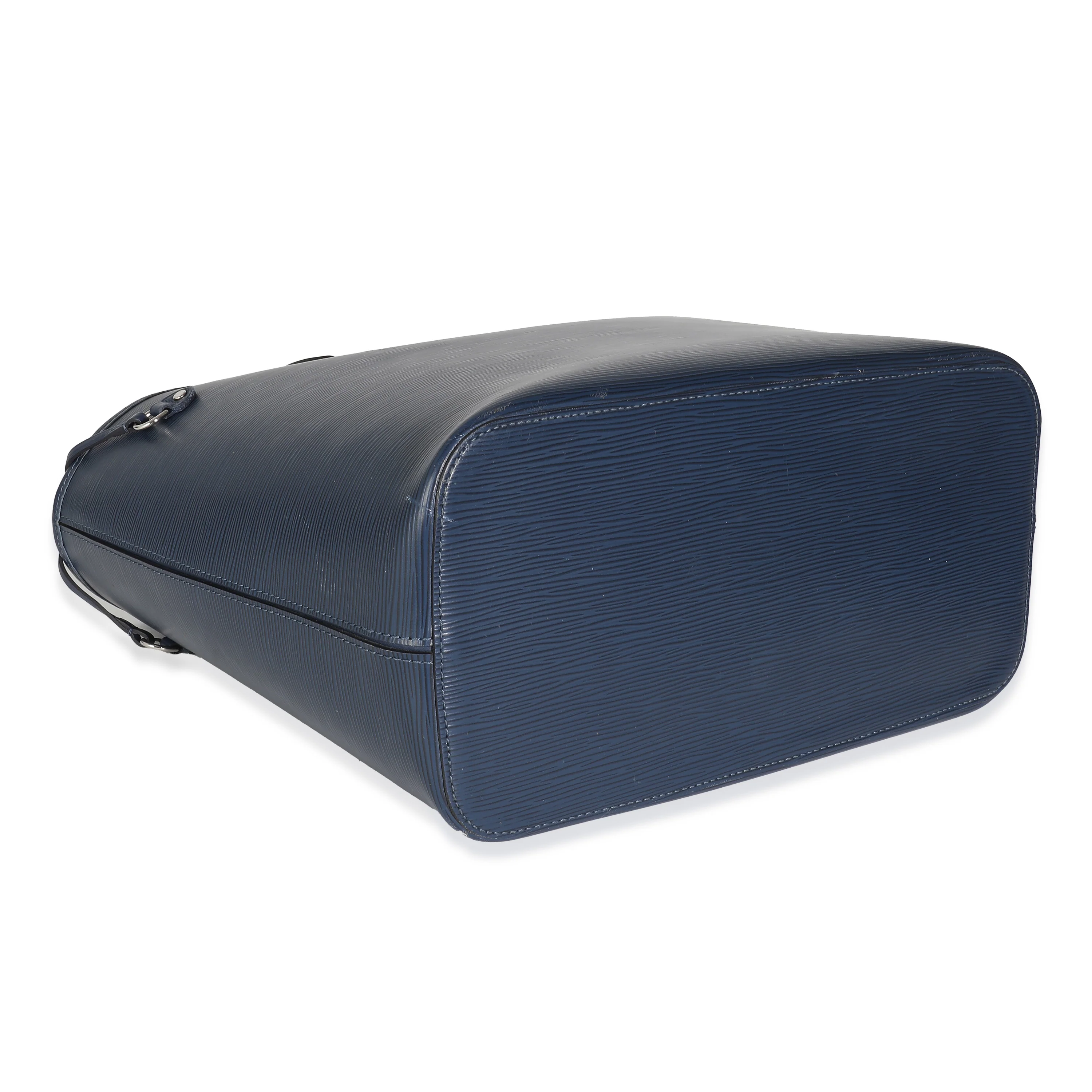 Louis Vuitton Blue Marine Epi Neverfull MM - Image 4