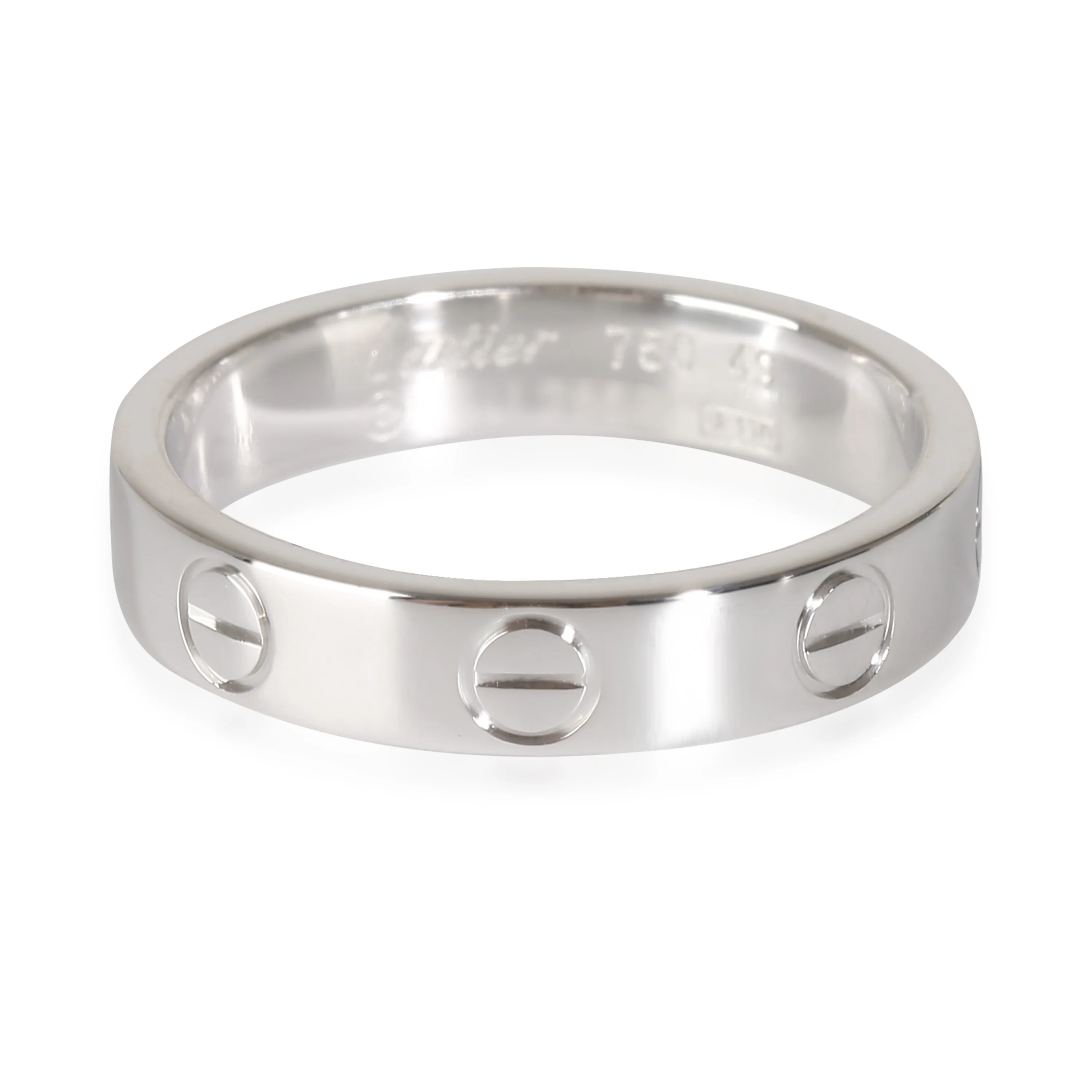 White Gold Small Model Love Ring
