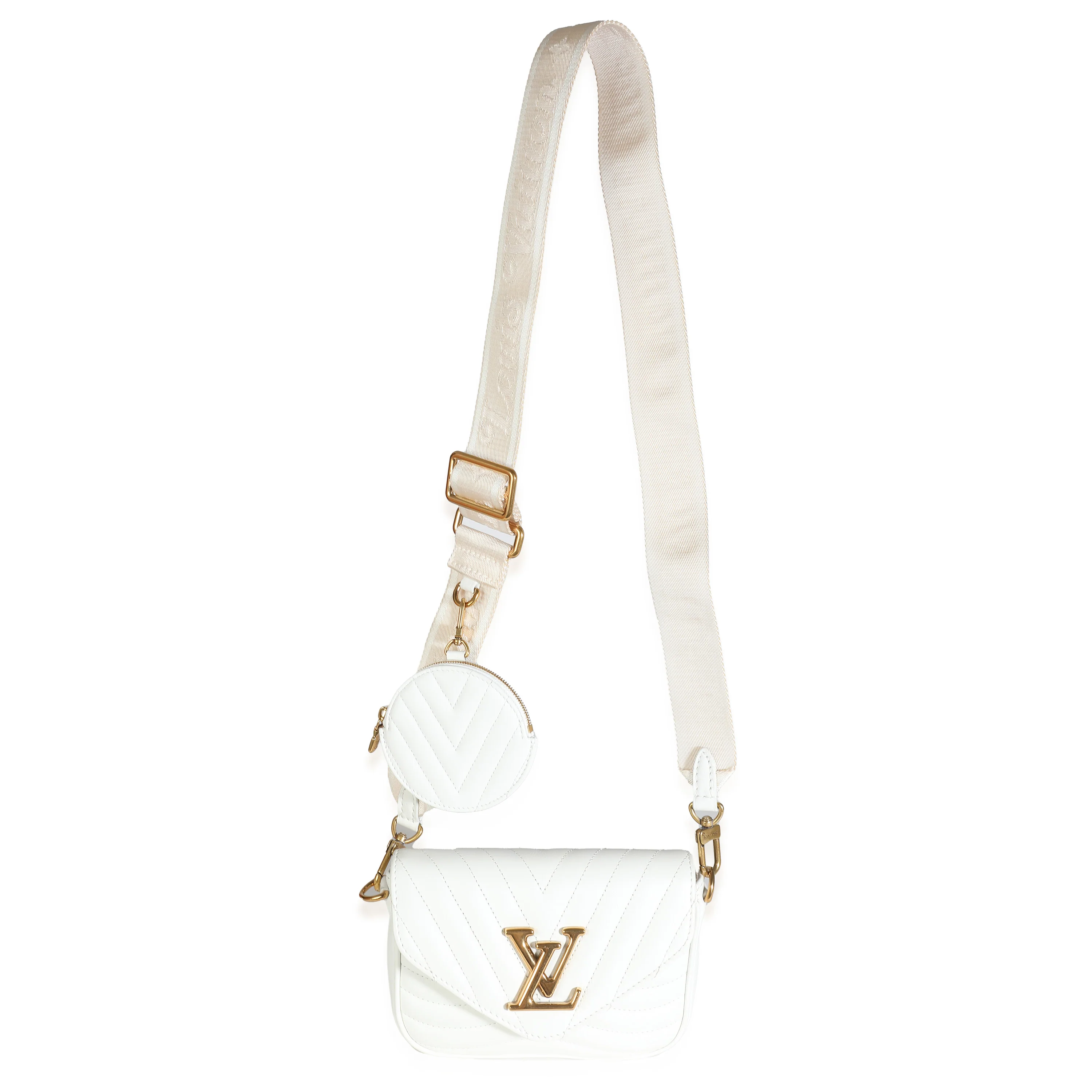 Louis Vuitton Snow Calfskin New Wave Multi Pochette - Image 5