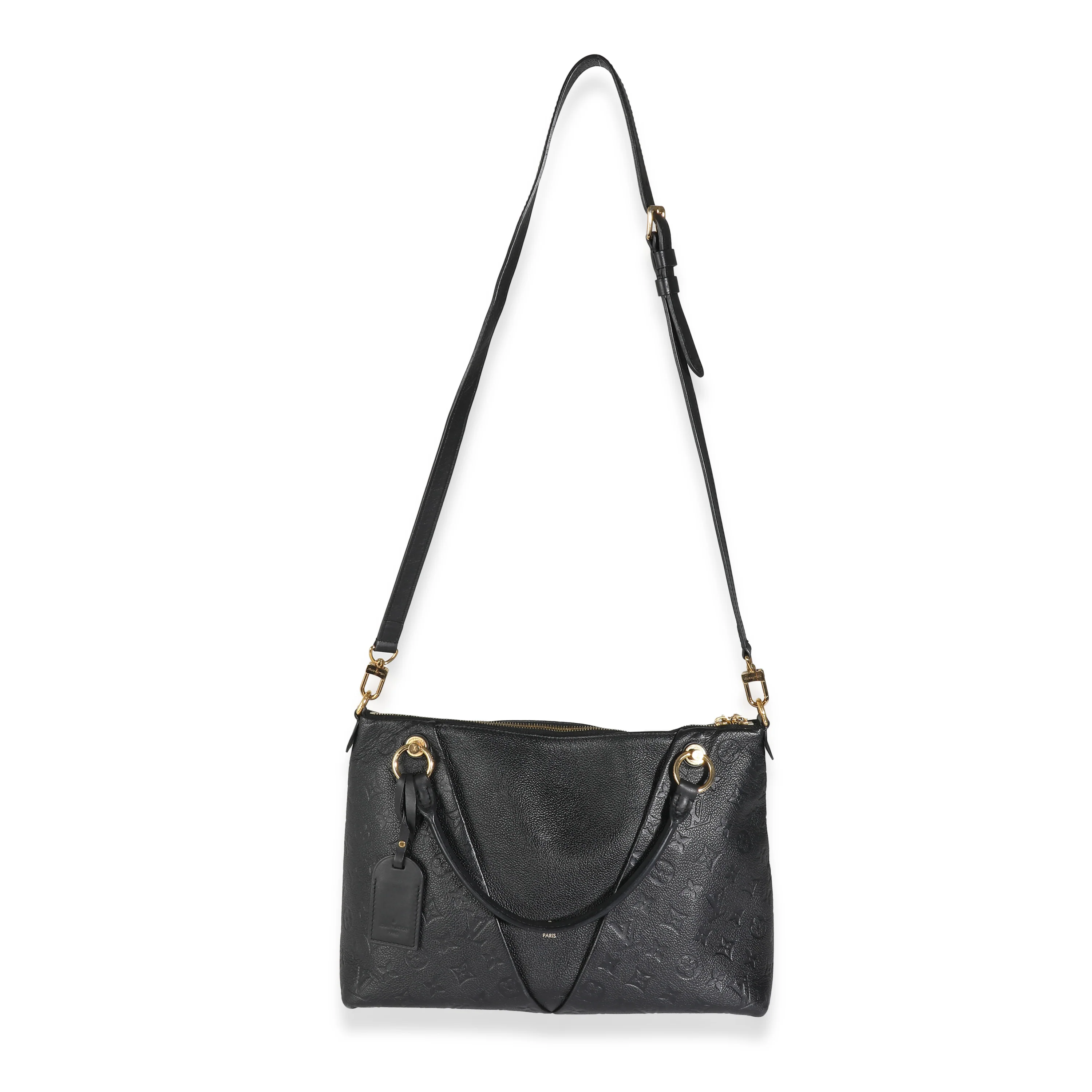 Louis Vuitton Black Monogram Empreinte V Tote MM - Image 7