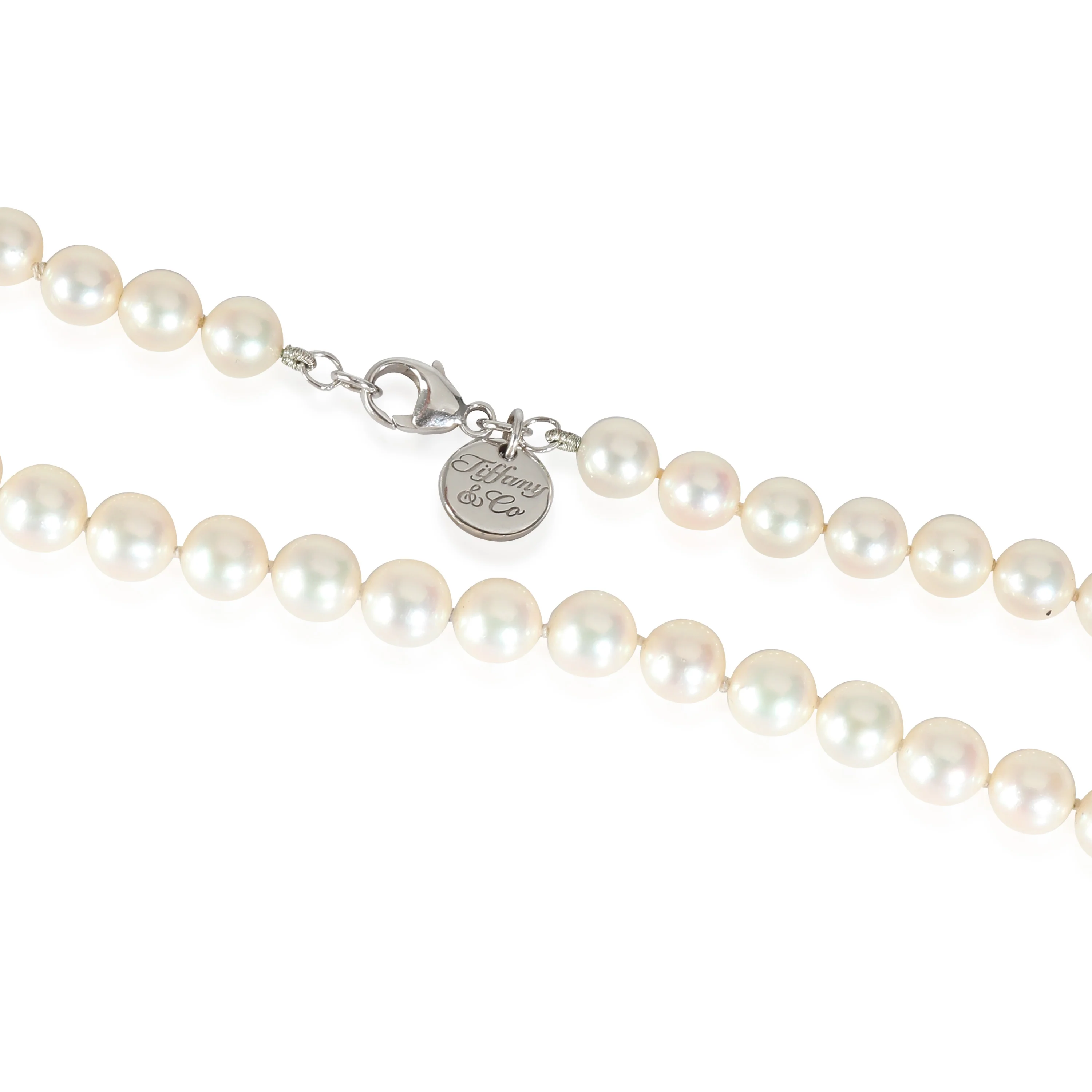 Tiffany & Co. Tiffany Essential Pearls Fashion Necklace in 18k White Gold - Image 2