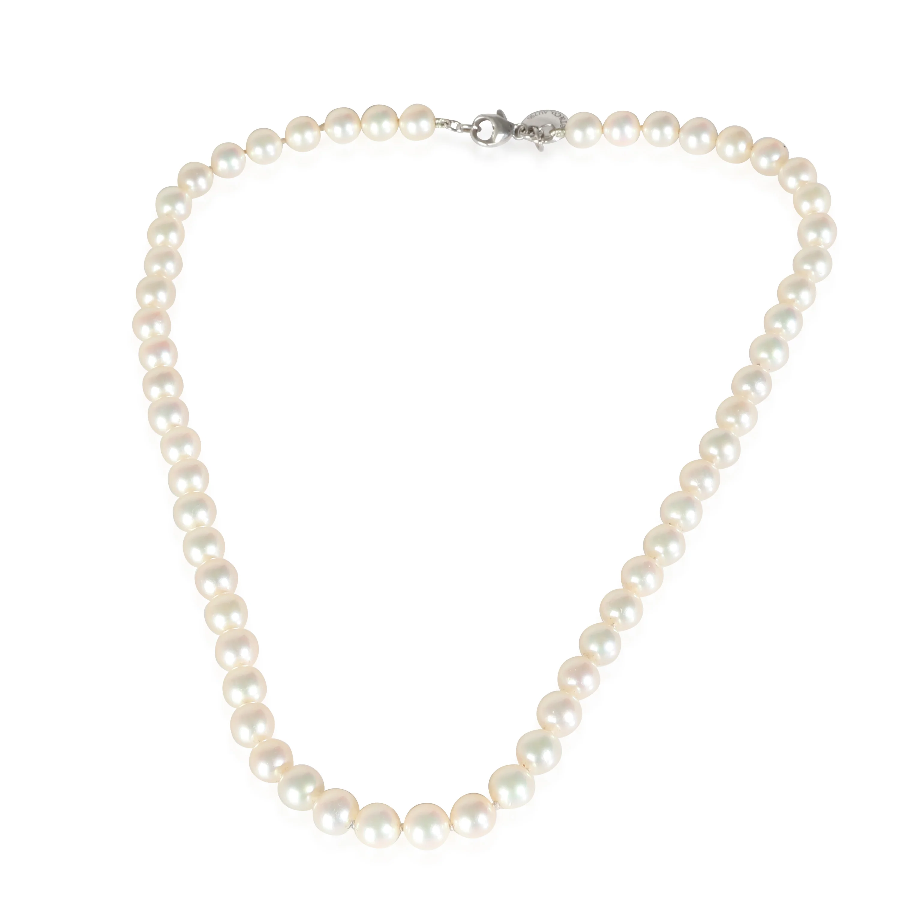 Tiffany & Co. Tiffany Essential Pearls Fashion Necklace in 18k White Gold - Image 3