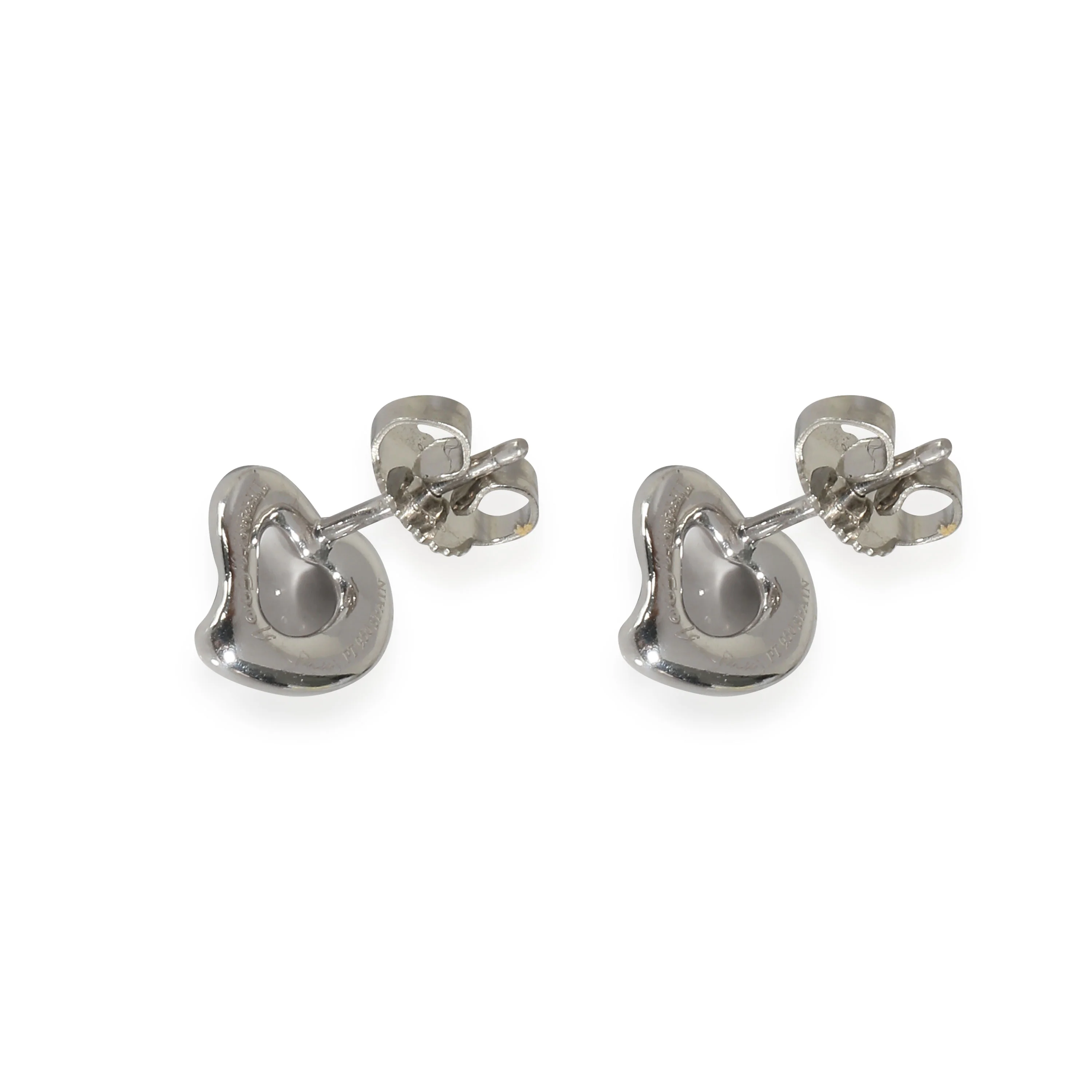 Elsa Peretti Earrings in Platinum 0.08 CTW - Image 3