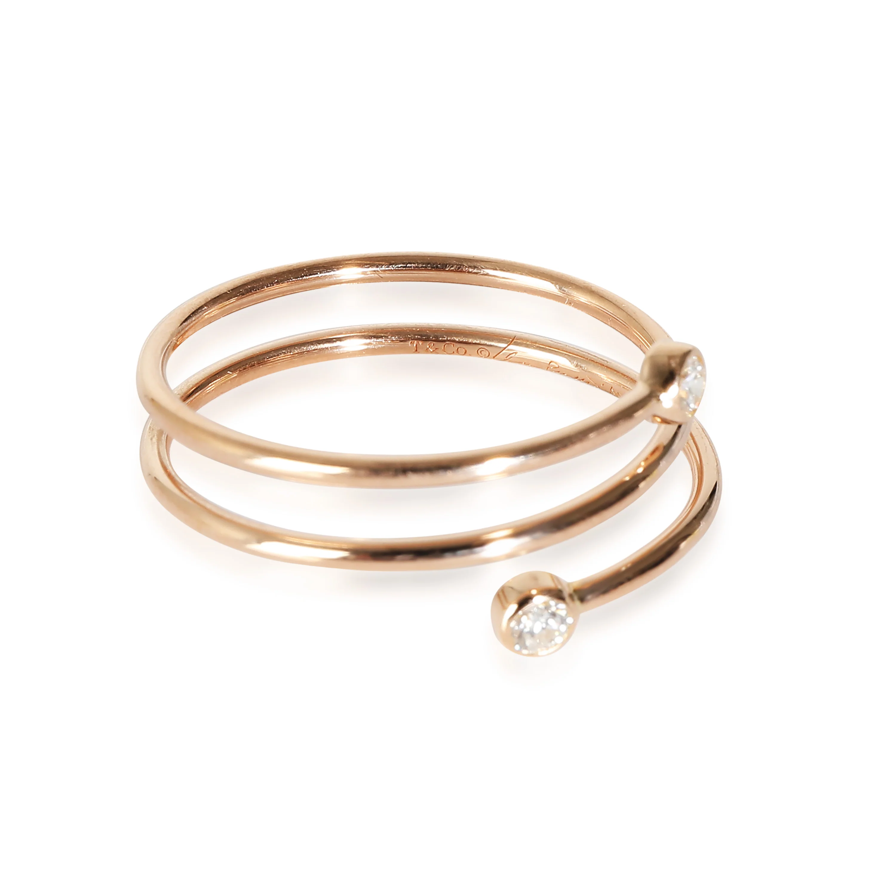 Elsa Peretti Ring in 18K Yellow Gold 0.1 CTW - Image 3