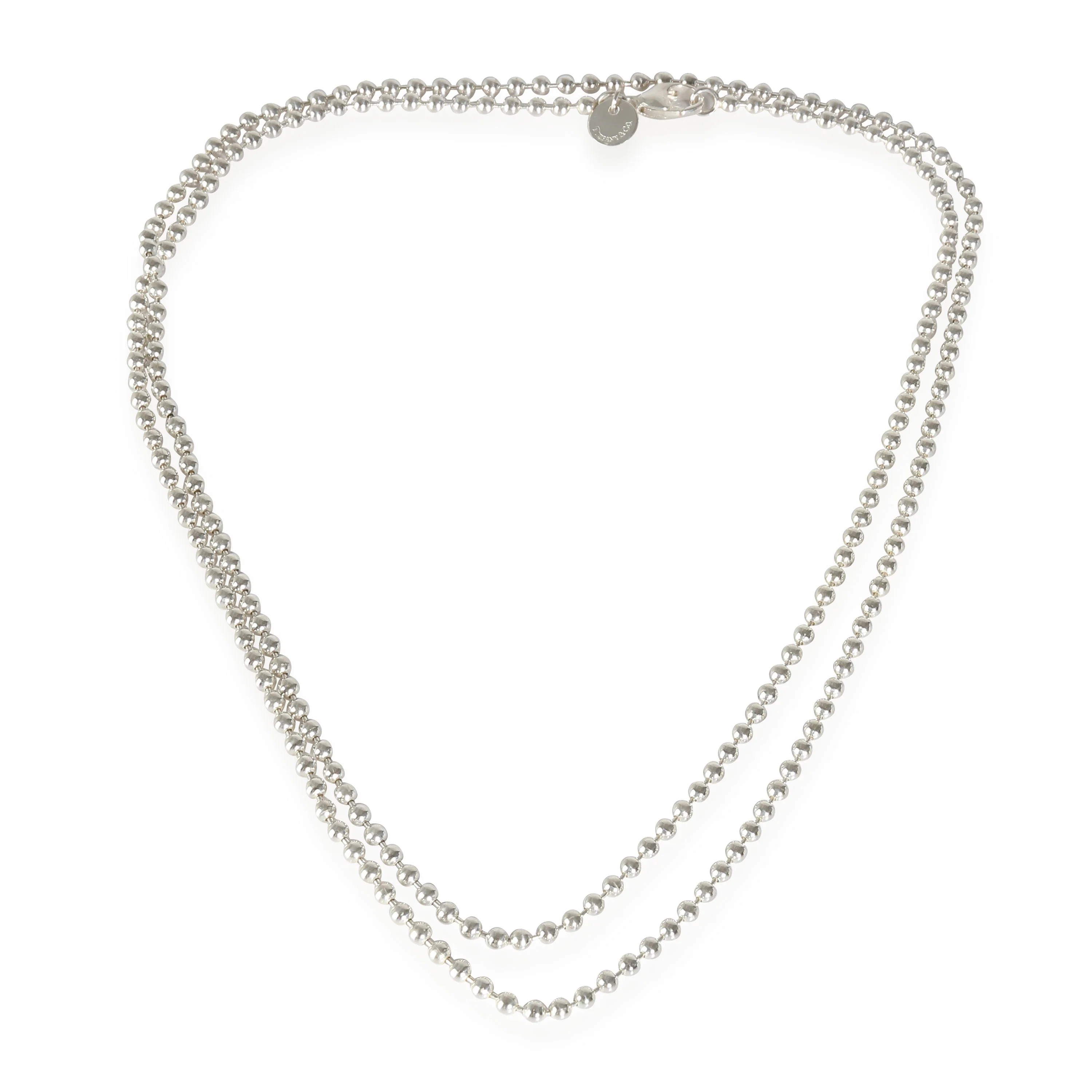 30 Bead Necklace in  Sterling Silver - Image 2