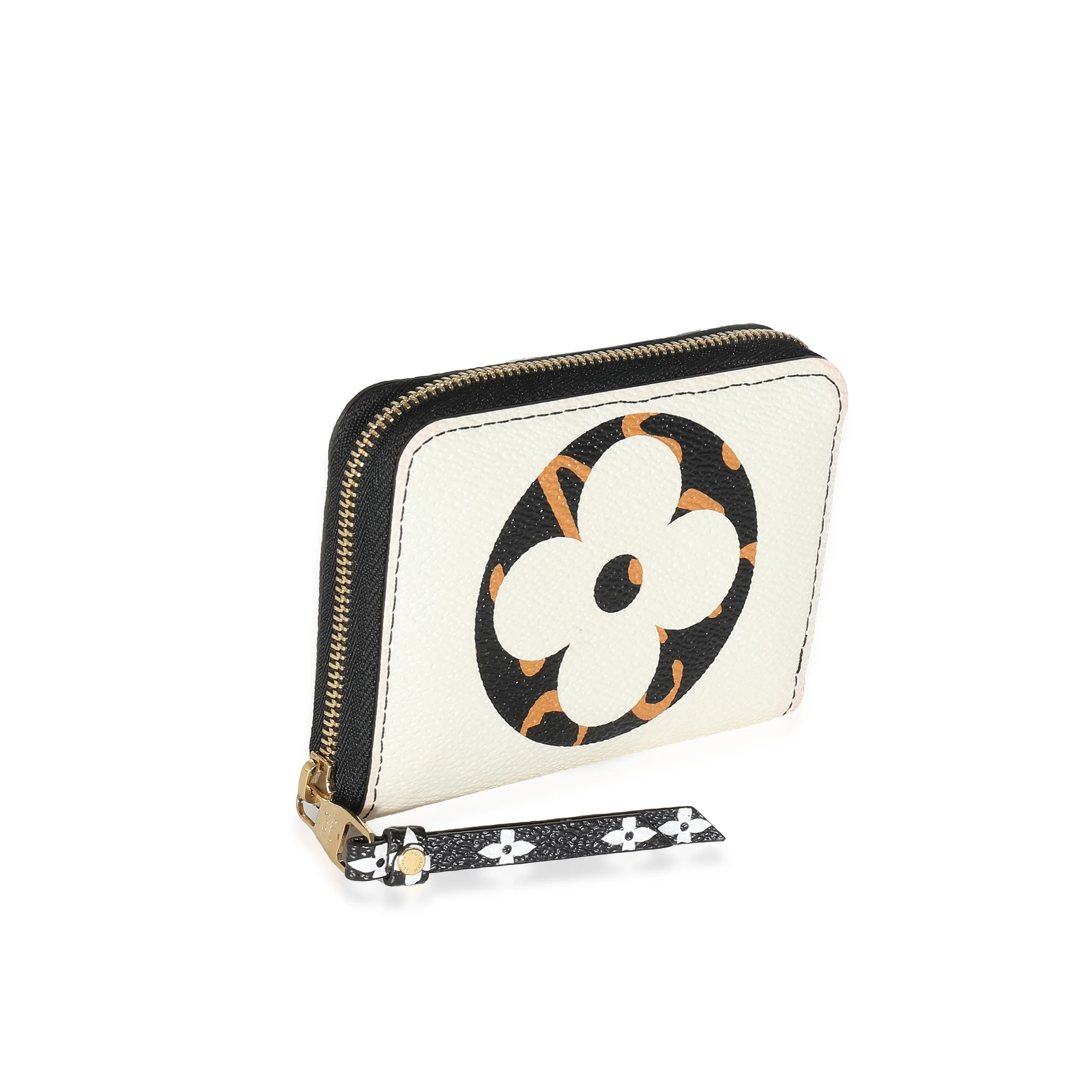 Louis Vuitton Ivory Giant Monogram Canvas Jungle Zippy Coin Purse - Image 3
