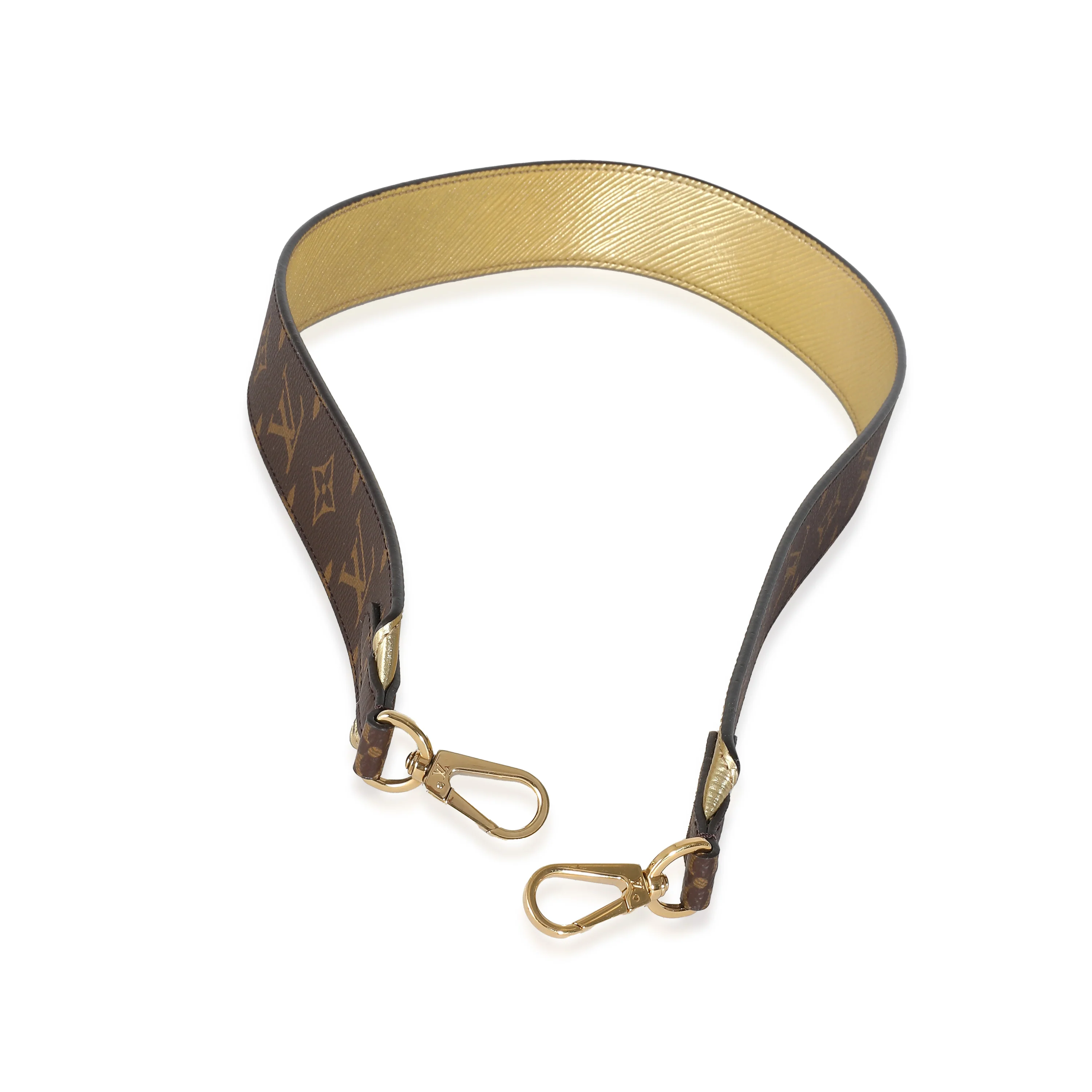 Louis Vuitton Gold Epi Monogram Canvas Bandouliere Strap - Image 2