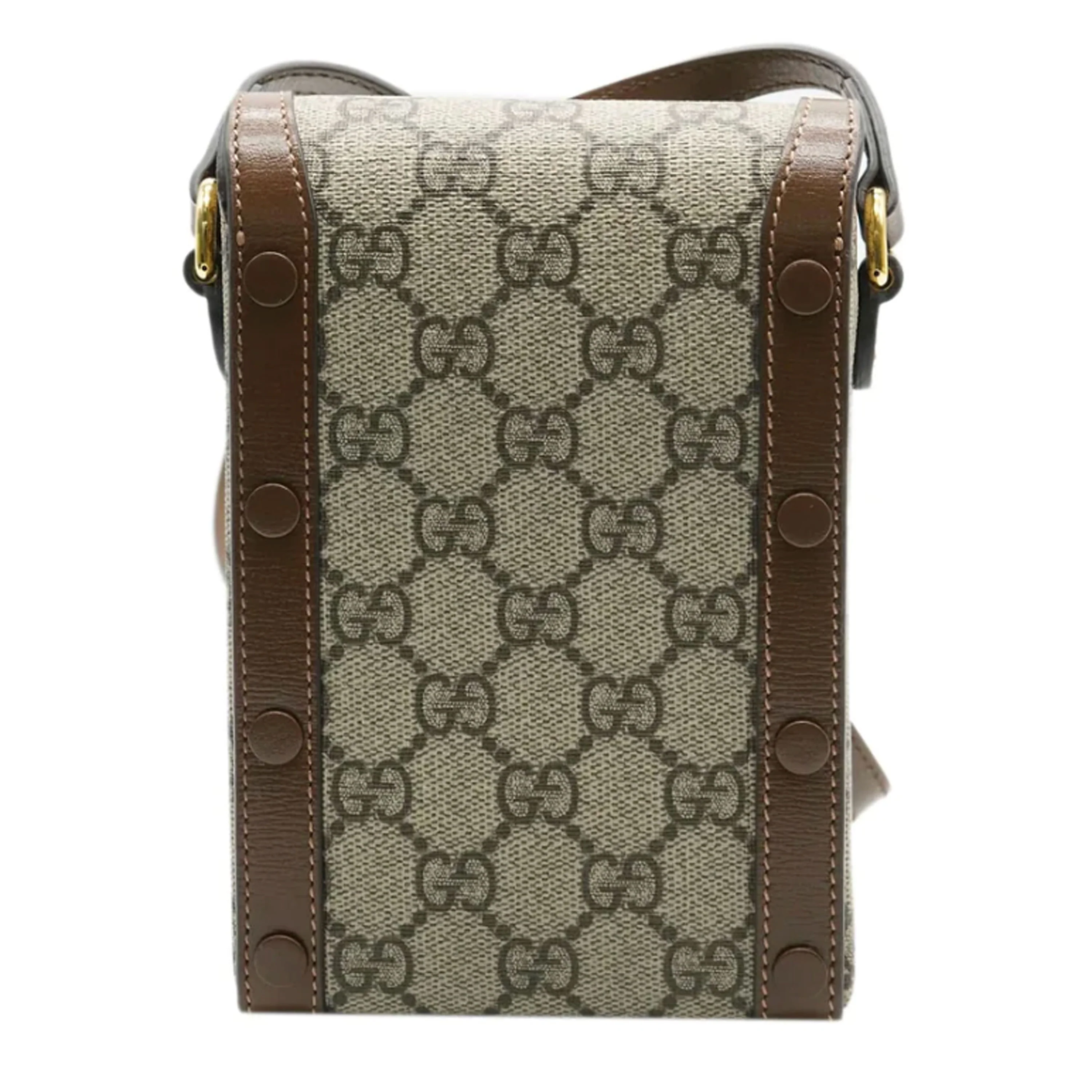 Beige GG Supreme Canvas Mini 1955 Horsebit Bag - Image 4