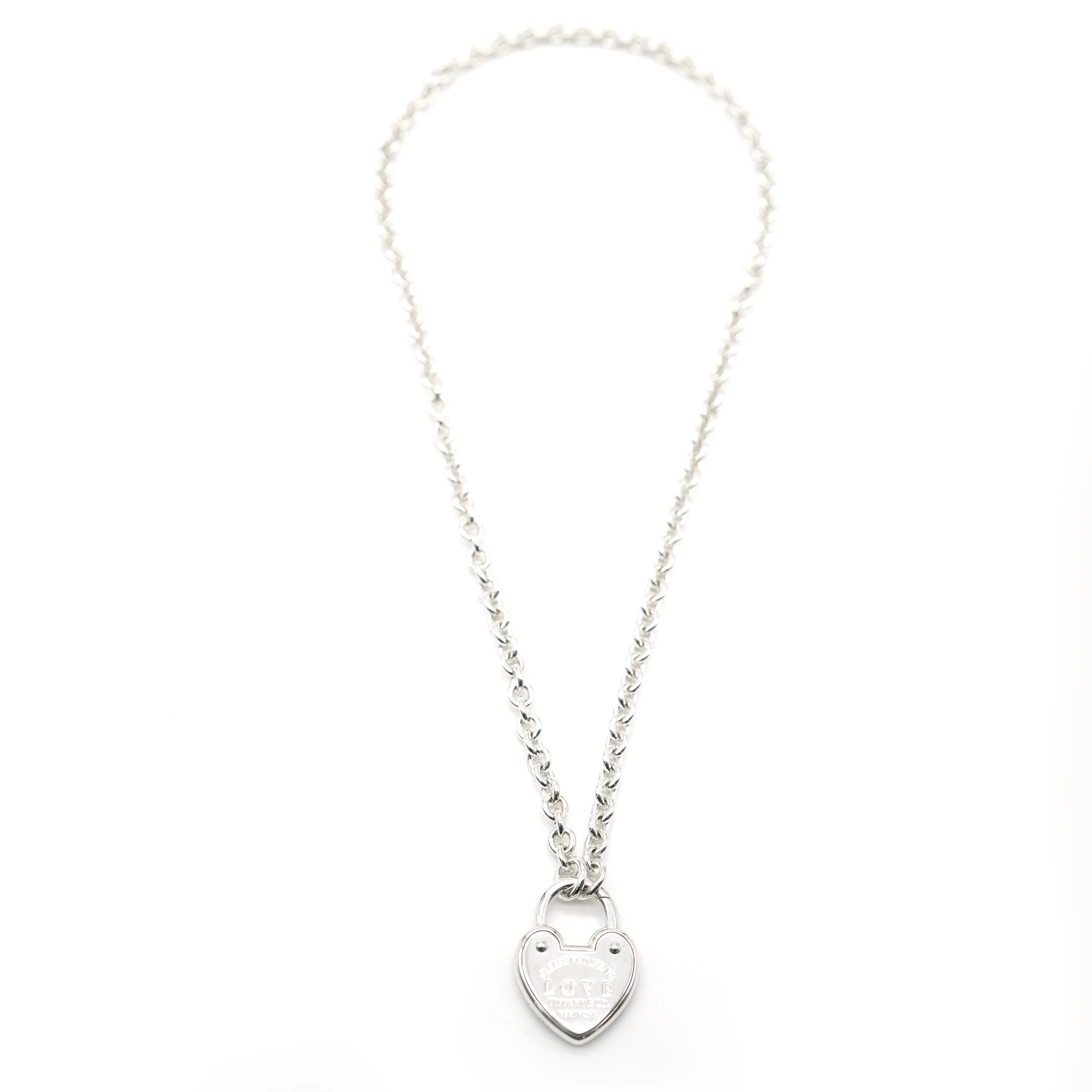 Return To Tiffany Love Lock Necklace in Sterling Silver - Image 3