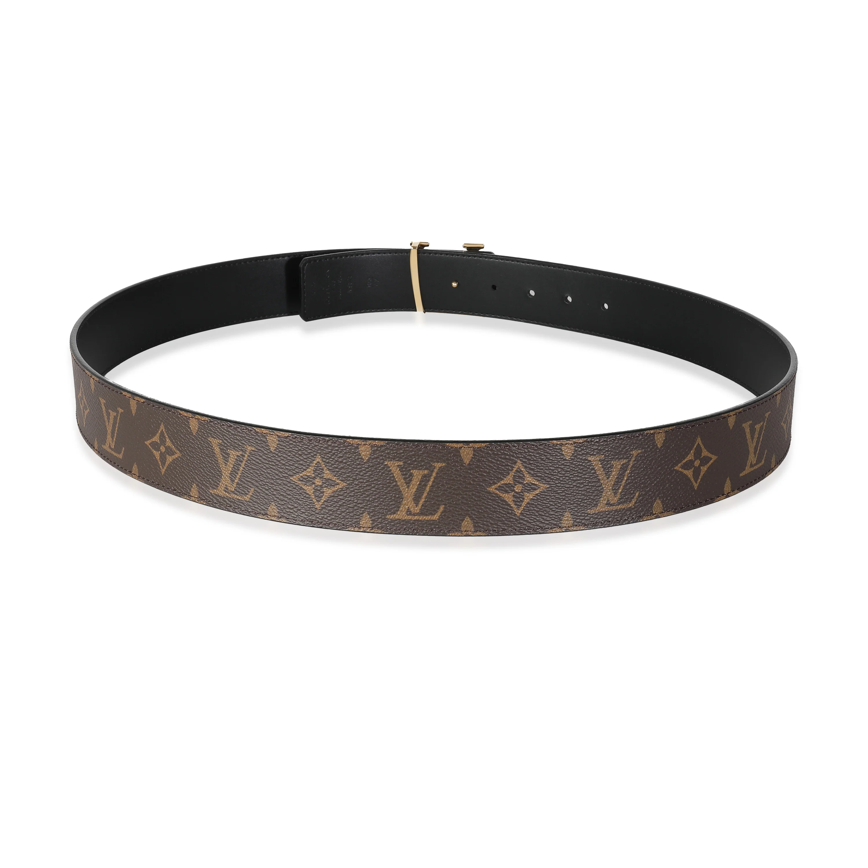 Black Monogram Canvas Reversible LV Initiales 40MM Belt 105/42 - Image 3