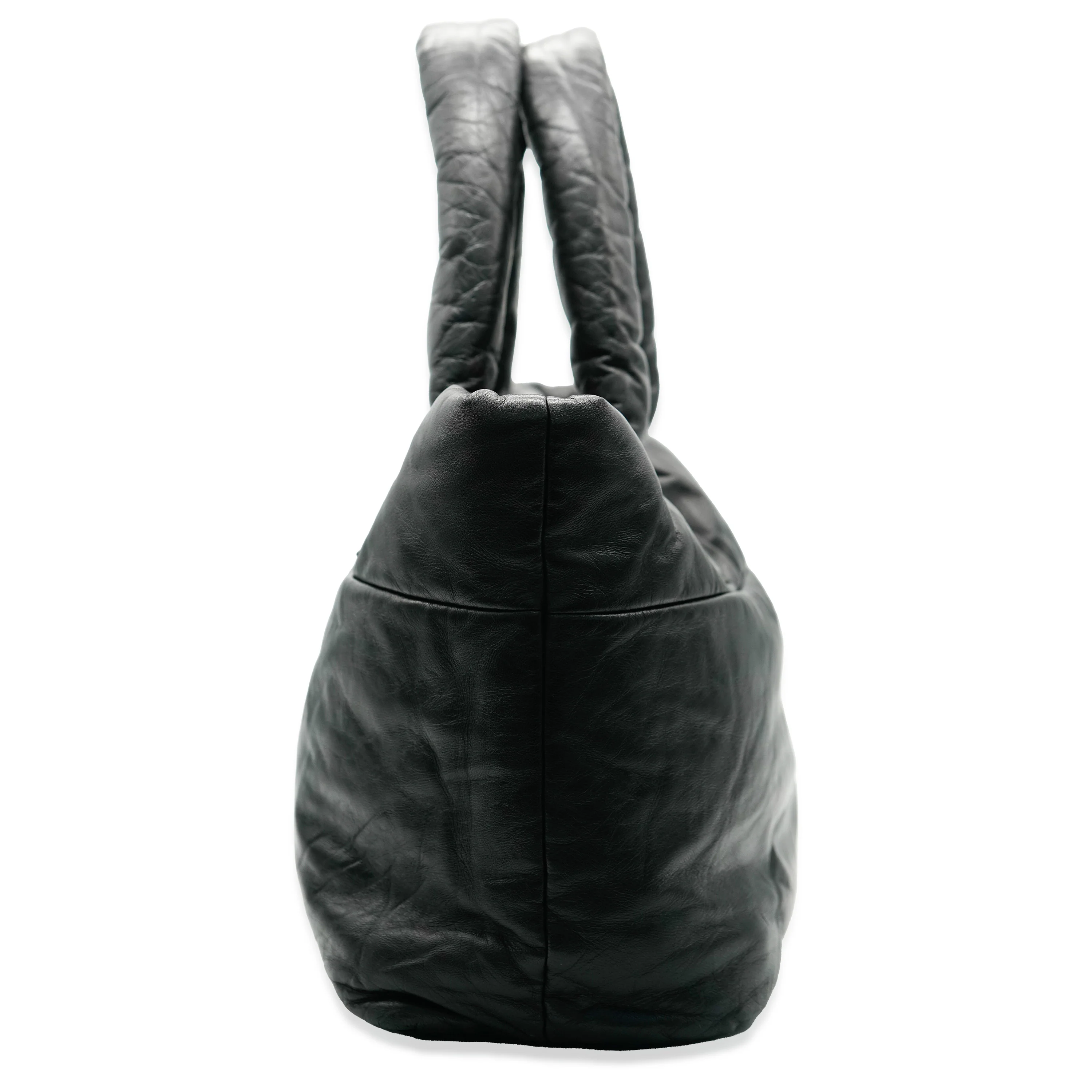 Black Lambskin Small Coco Cocoon Reversible Tote - Image 4