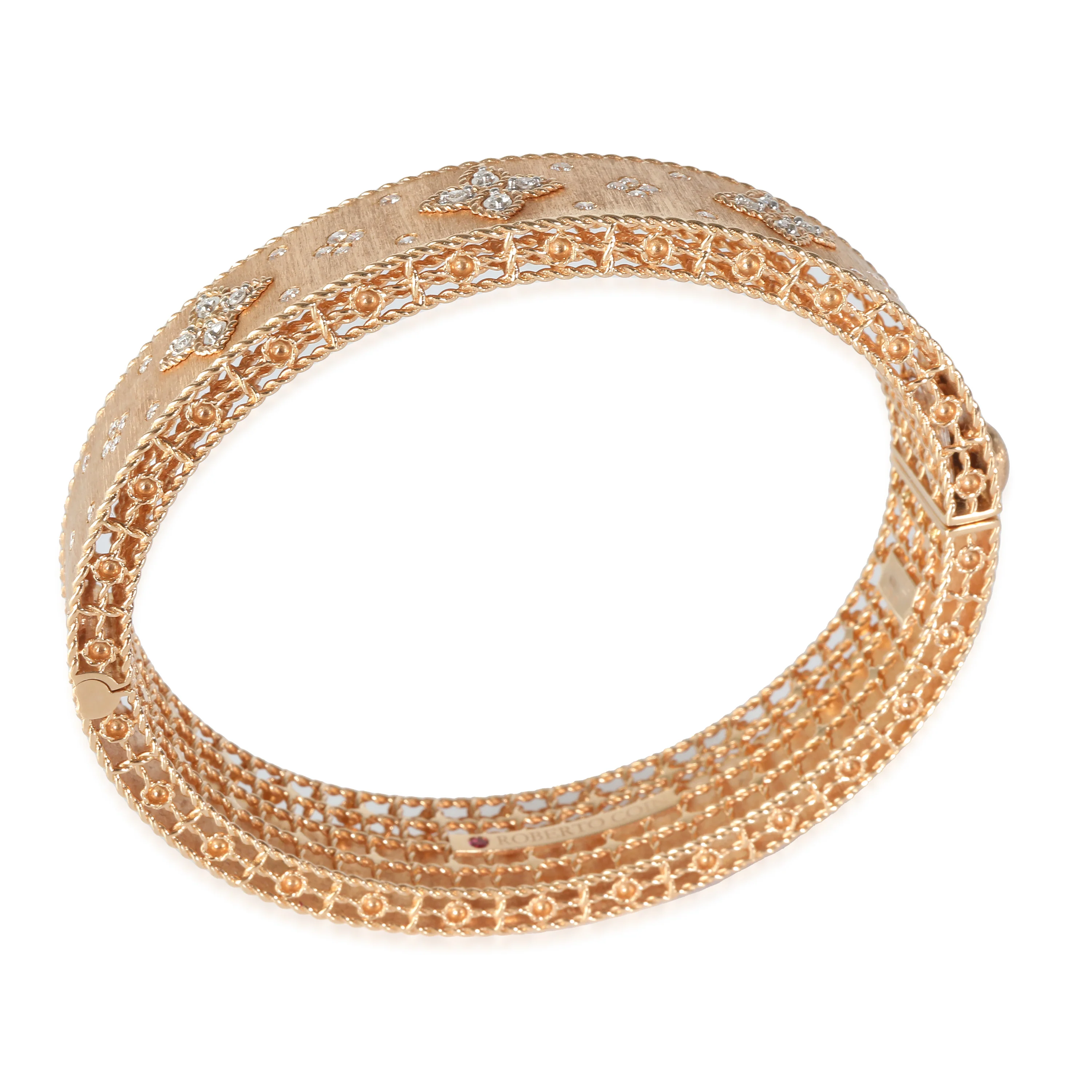 Venetian Princess Bracelet in 18k Rose Gold 0.67 CTW - Image 4