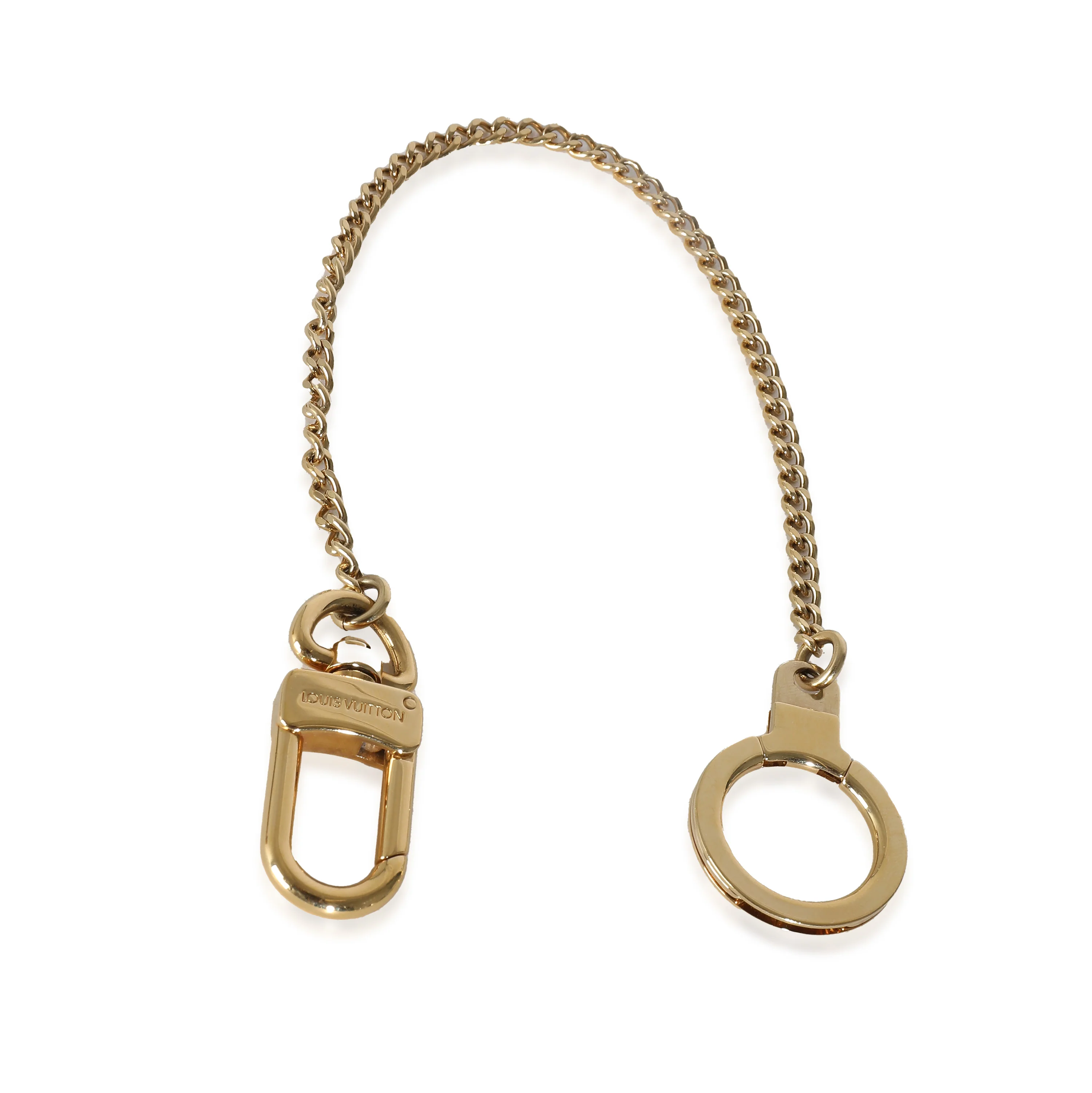 Louis Vuitton Gold Metal Bag Extender Key Chain