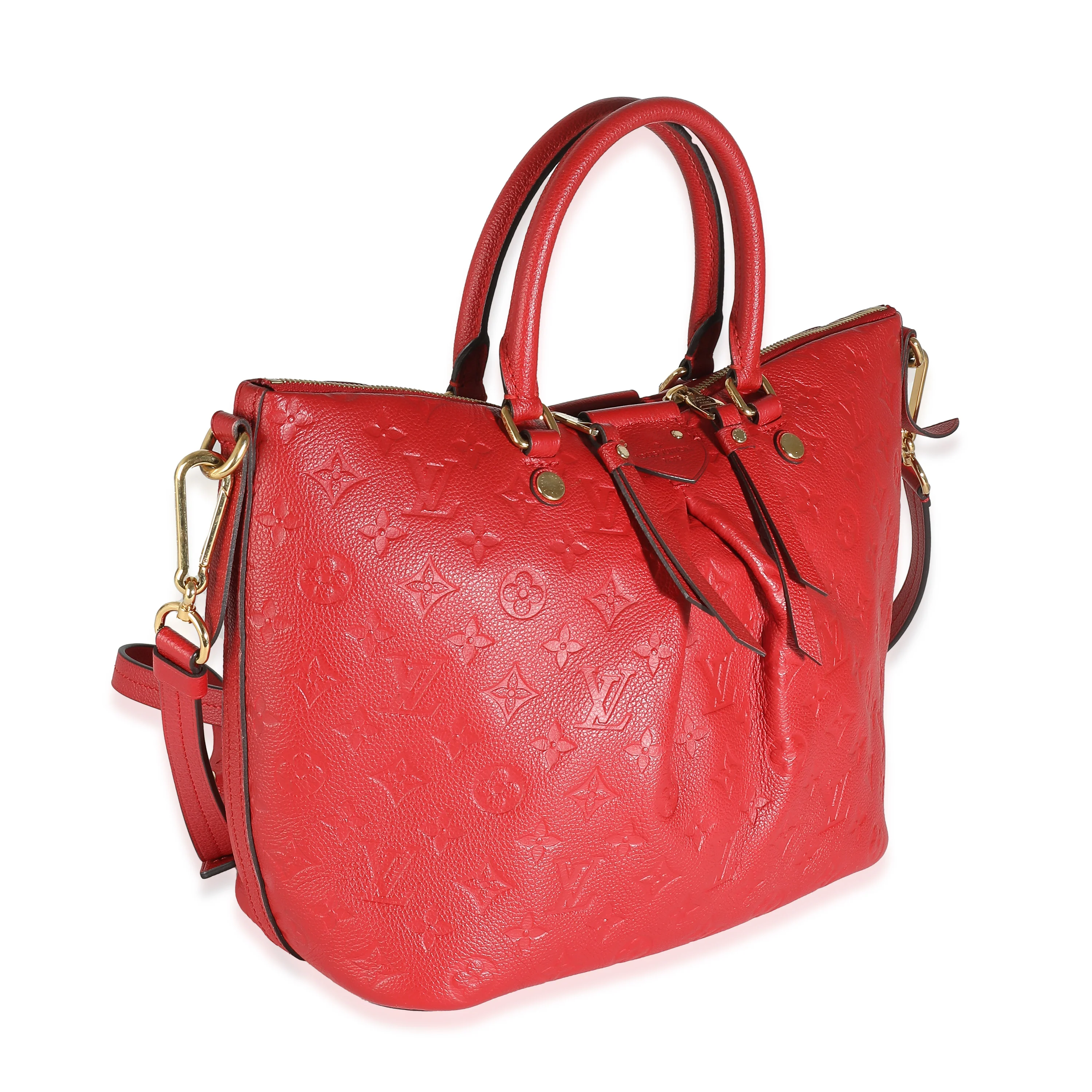 Louis Vuitton Cherry Red Monogram Empreinte Mazarine MM - Image 3