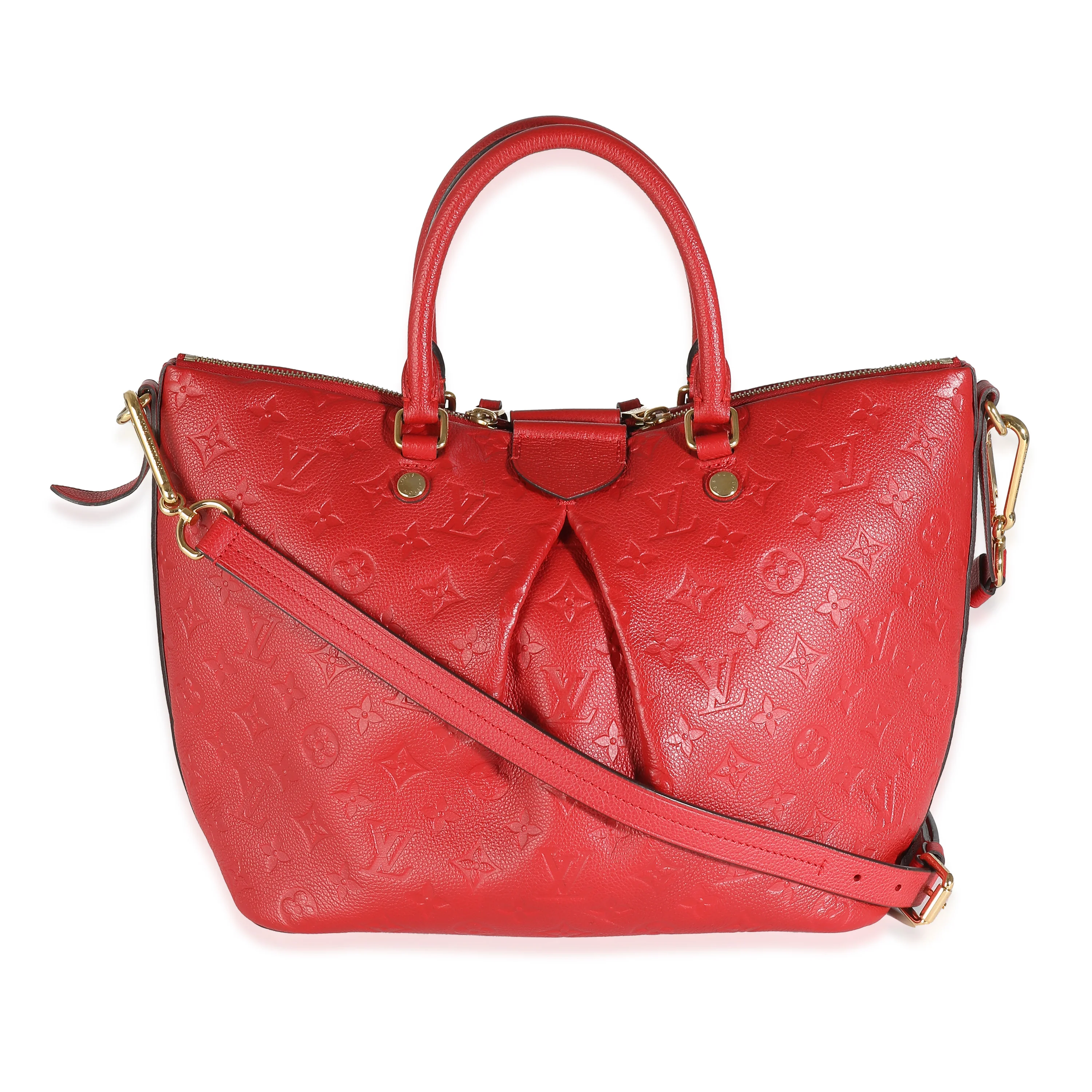 Louis Vuitton Cherry Red Monogram Empreinte Mazarine MM - Image 4