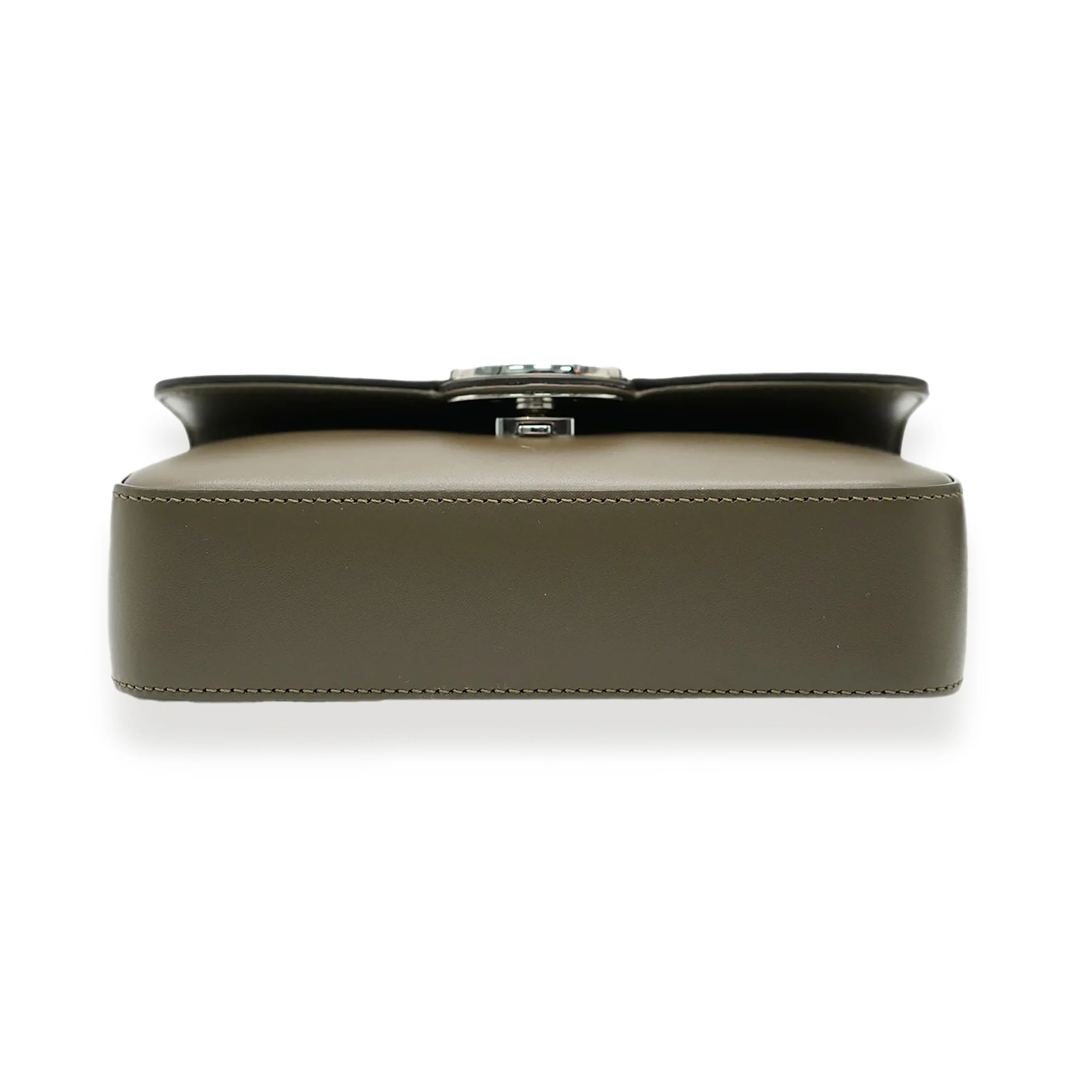 Dark Green Smooth Calfskin Mini Petite GG Bag - Image 5
