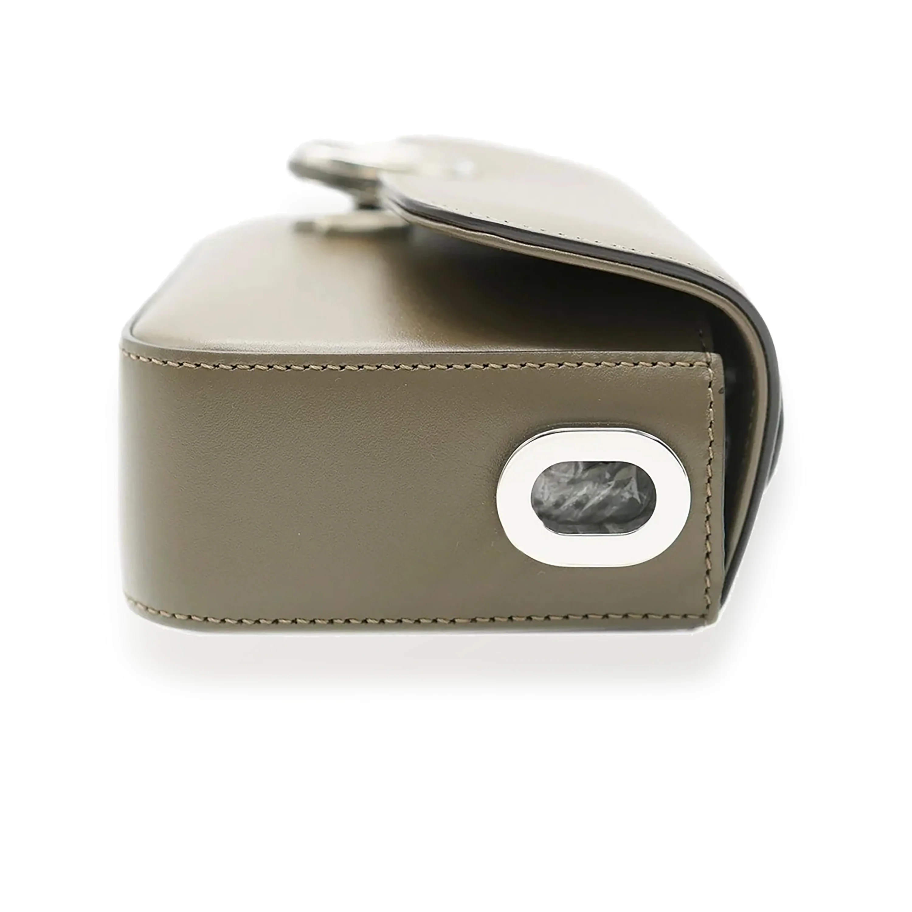 Dark Green Smooth Calfskin Mini Petite GG Bag - Image 8