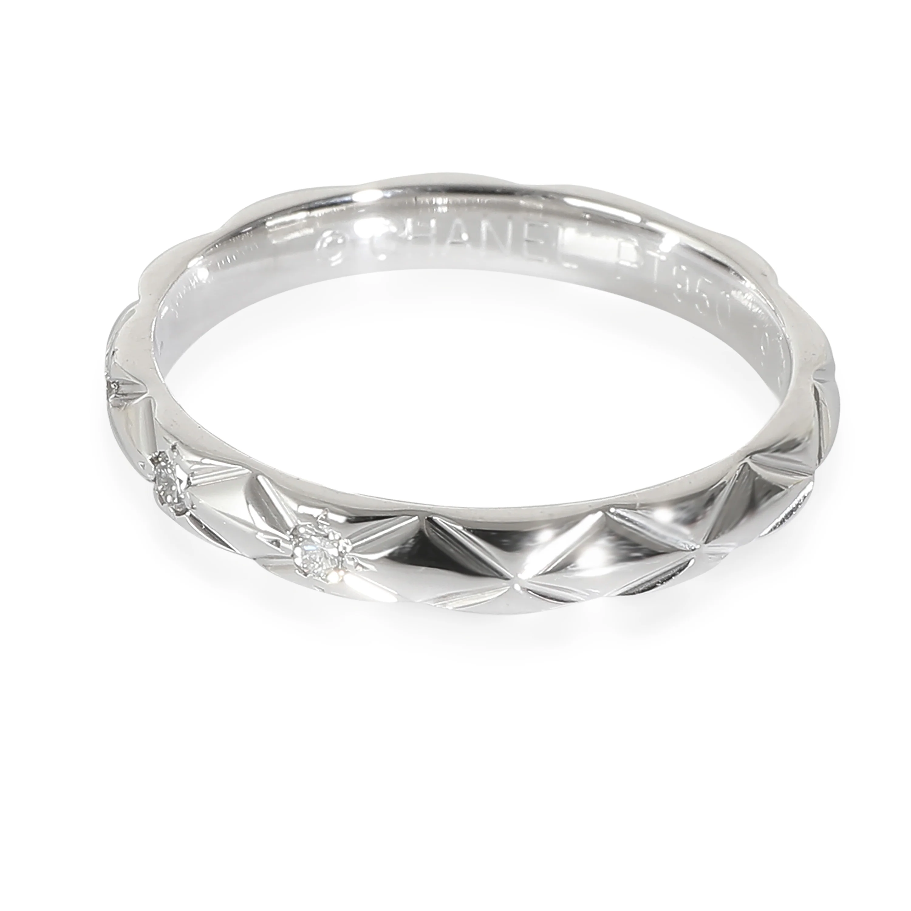 Coco Crush Band in Platinum 0.04 CTW - Image 2
