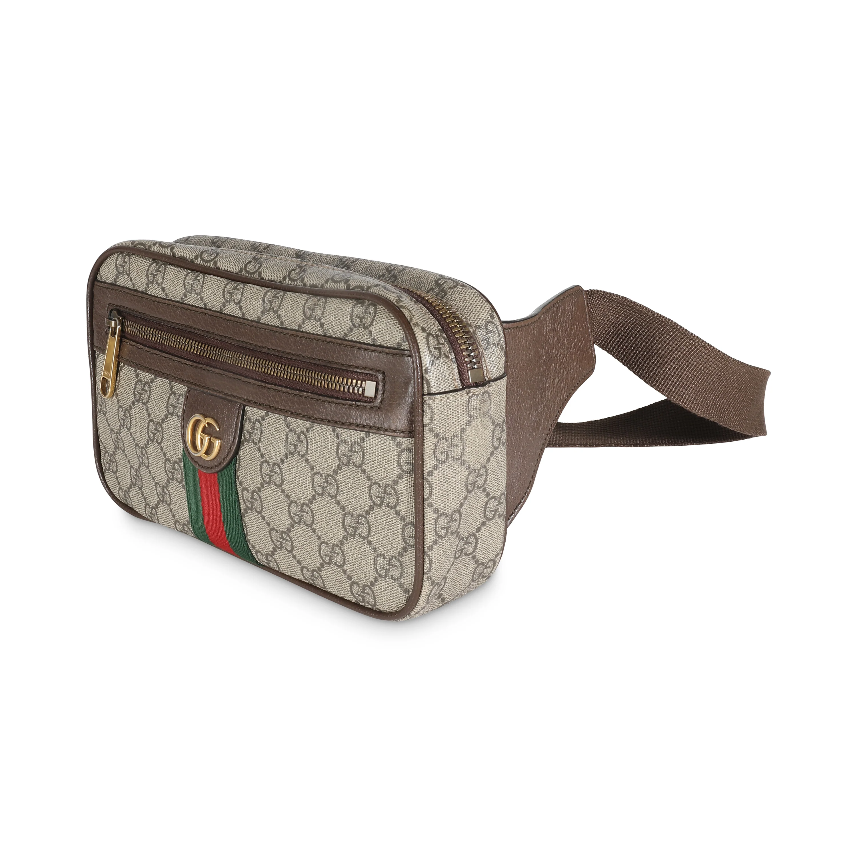 Beige GG Supreme Ophidia Belt Bag - Image 2