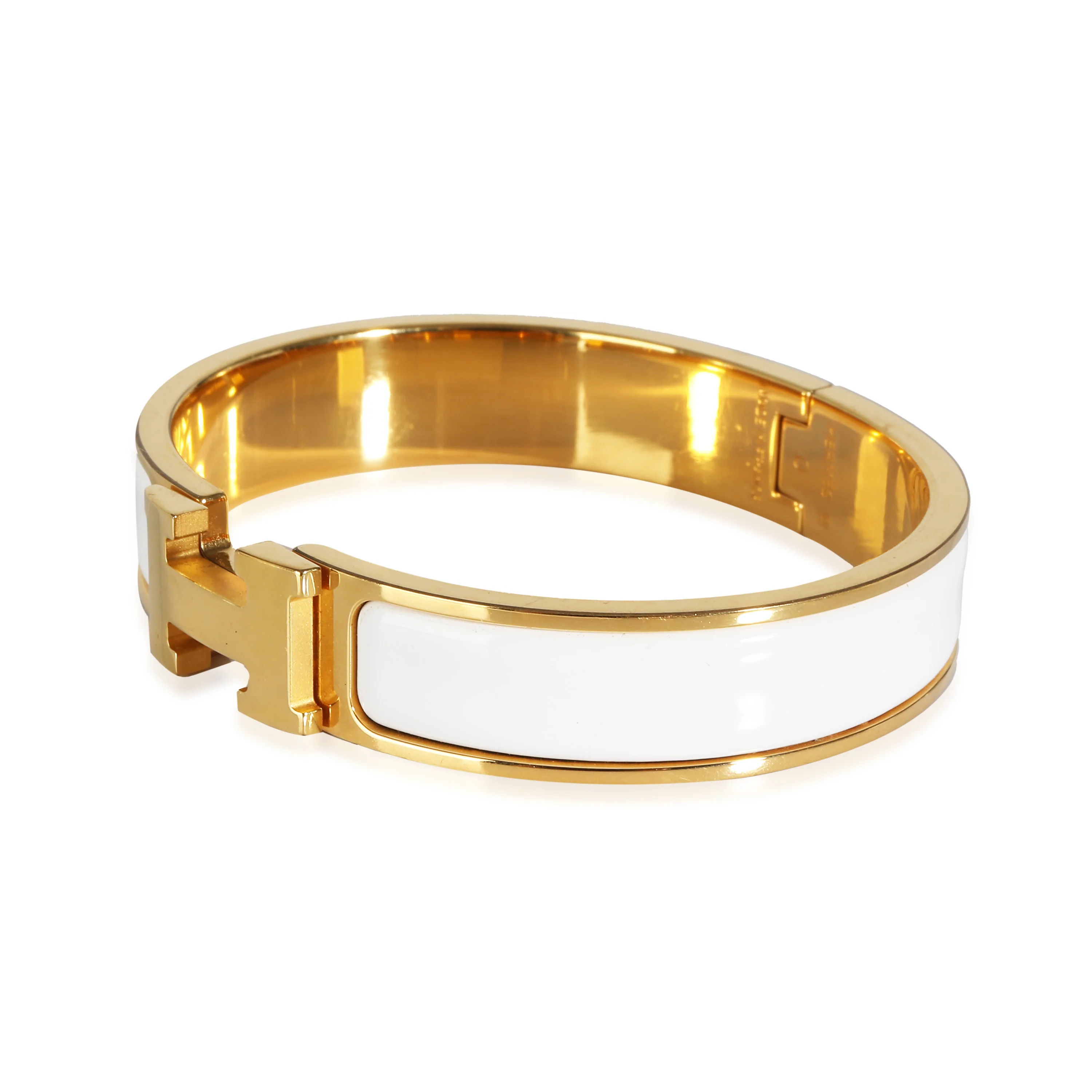 Hermès Clic H Bracelet in Gold Plated - Image 2
